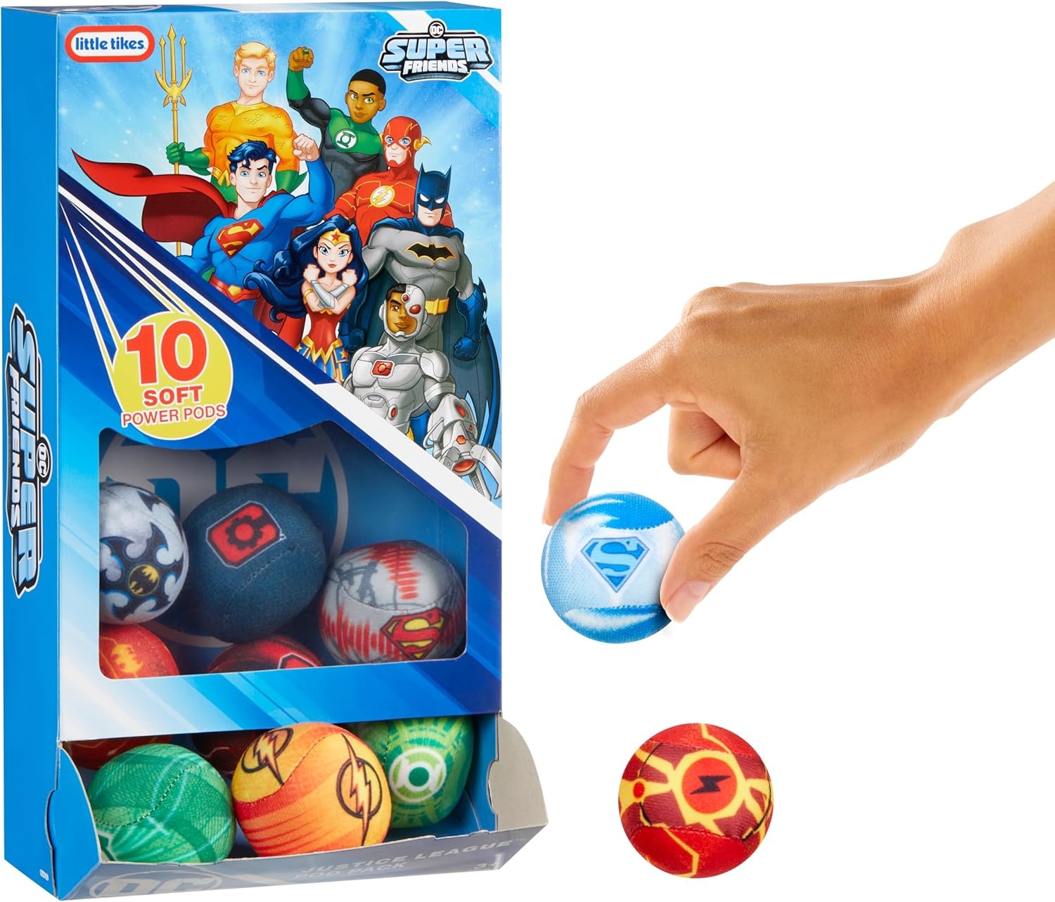 Little Tikes Justice League Power Pods, DC Active Play Toy Blasters, for Boys and Girls Ages 3+ Years