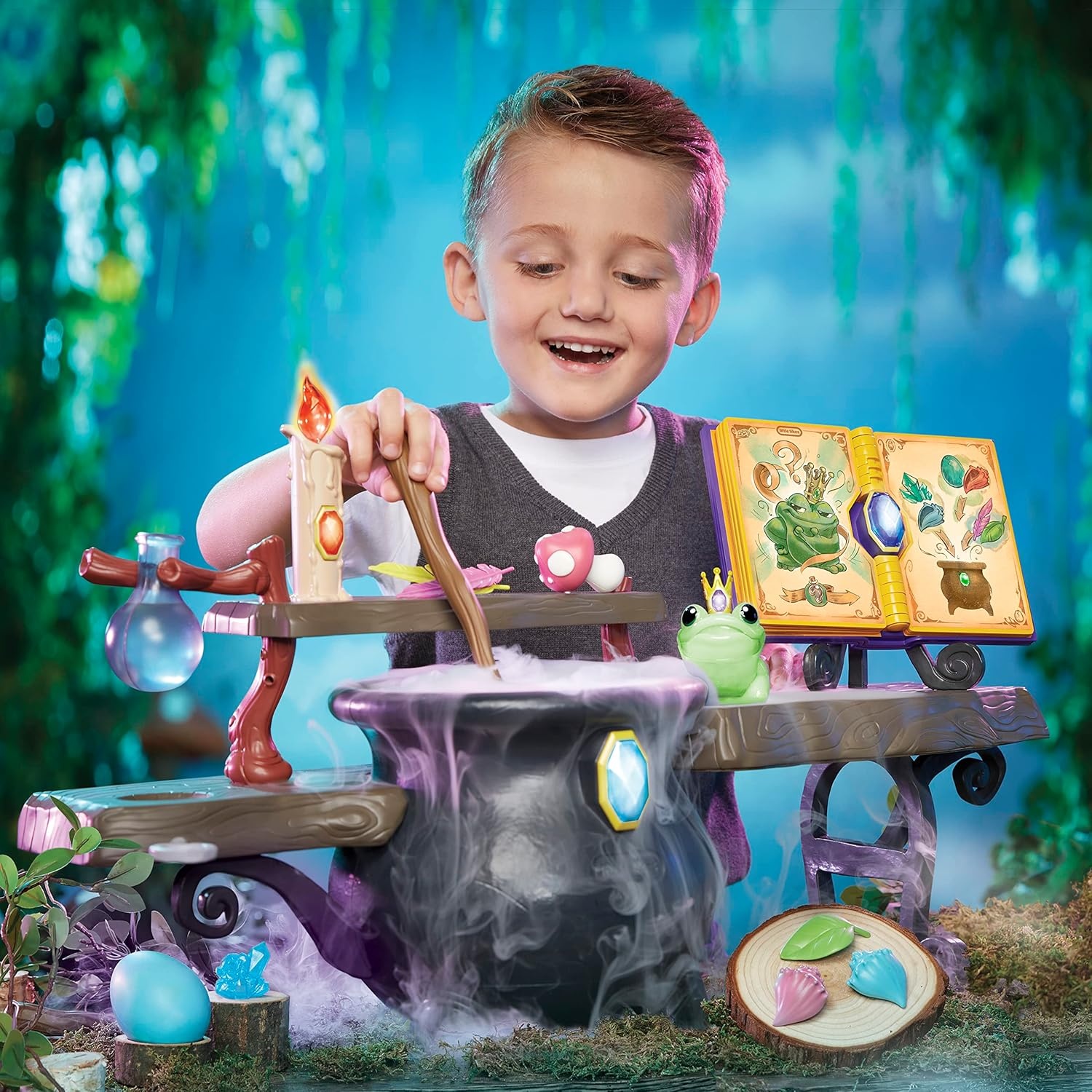 Little Tikes Magic Workshop Roleplay Tabletop Play Set for Kids, Boys, Girls, 3+