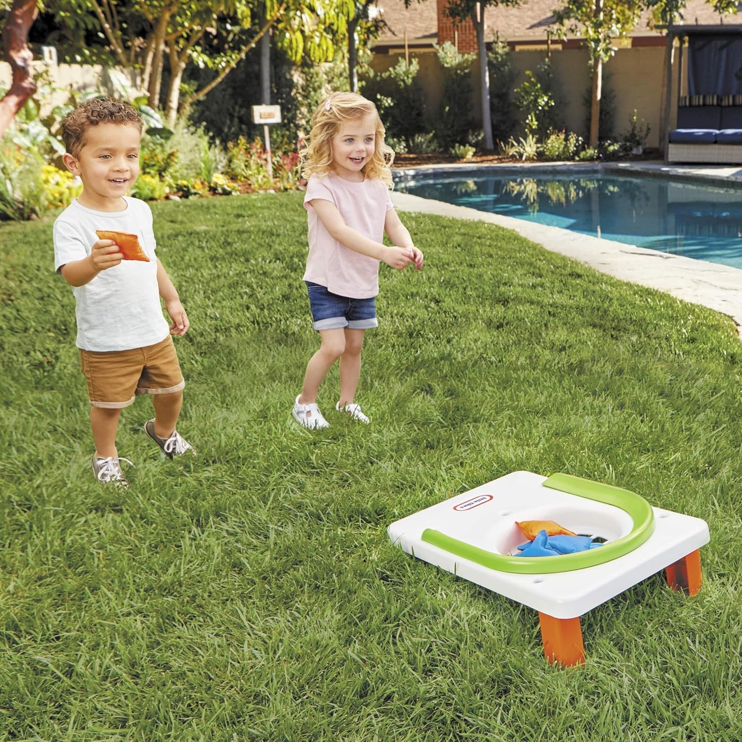 Little Tikes® My First Cornhole Game Fun Outdoor Bean Bag Toss Game Set for Kids and Toddlers Extra Large
