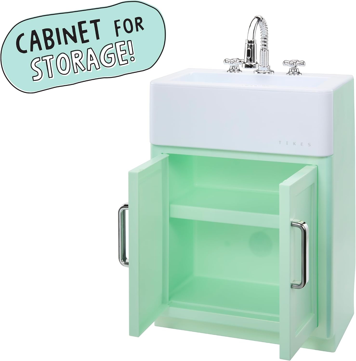 Little Tikes Sweet Spaces Modular Kitchen Sink – Sea Foam, Imaginative Play, Pretend Play Kitchen, Boys and Girls Ages 3+ Years