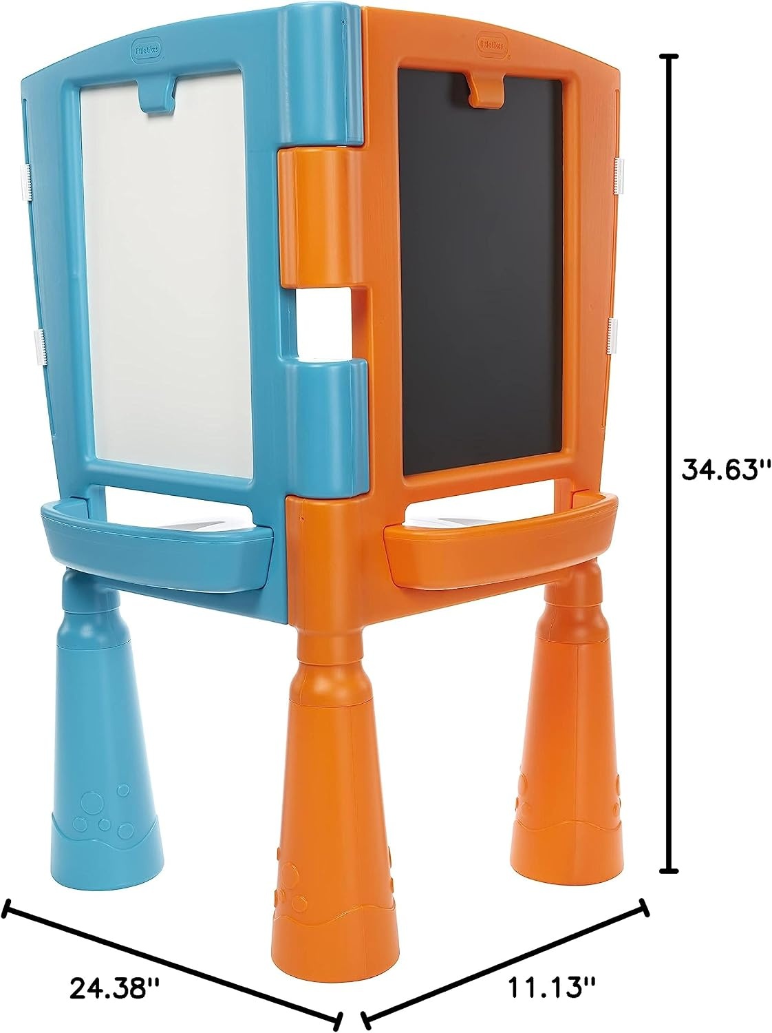 2-in-1 Drawing Table – Multi-Sided Desk with Easel, Chalkboard, & Dry-Erase Board for Arts, Crafts, and Homework
