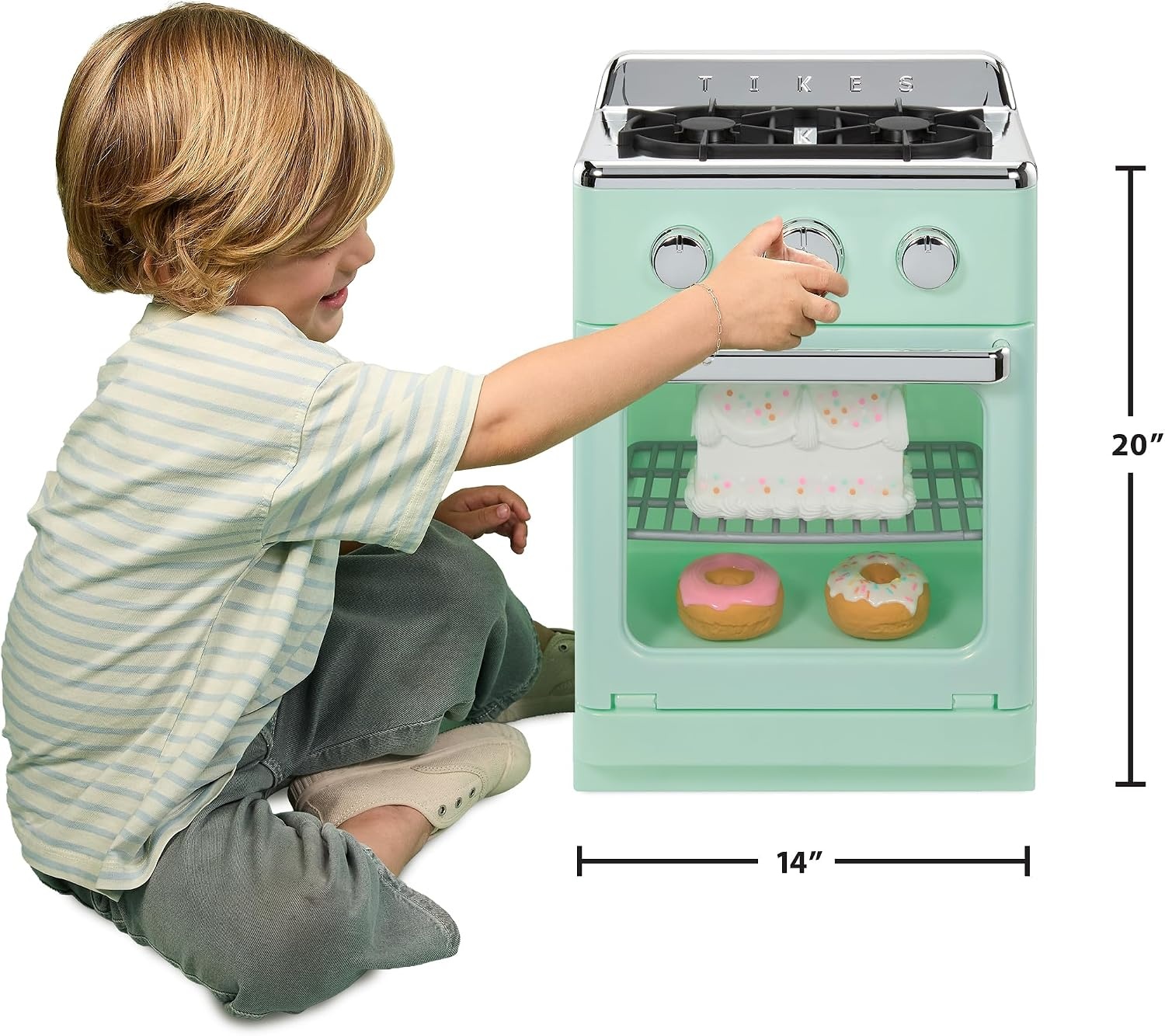 Little Tikes Sweet Spaces Modular Kitchen Oven – Sea Foam, Imaginative Play, Pretend Play Kitchen, Boys and Girls Ages 3+ Years