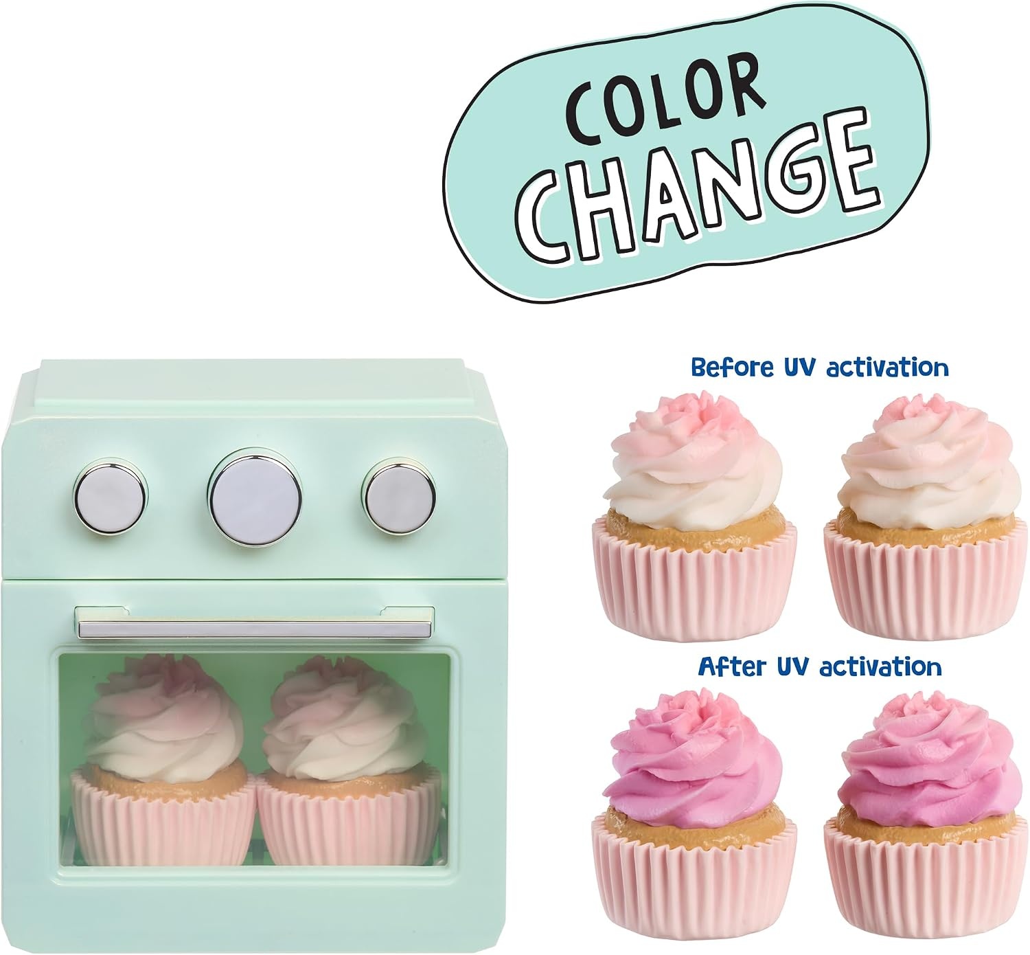 Little Tikes Sweet Spaces Mini Oven – Sea Foam, Imaginative Play, Pretend Play Kitchen, Boys and Girls Ages 3+ Years