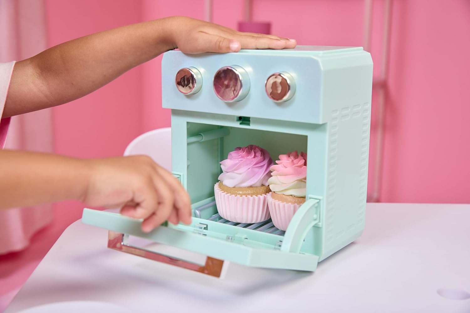 Little Tikes Sweet Spaces Mini Oven – Sea Foam, Imaginative Play, Pretend Play Kitchen, Boys and Girls Ages 3+ Years
