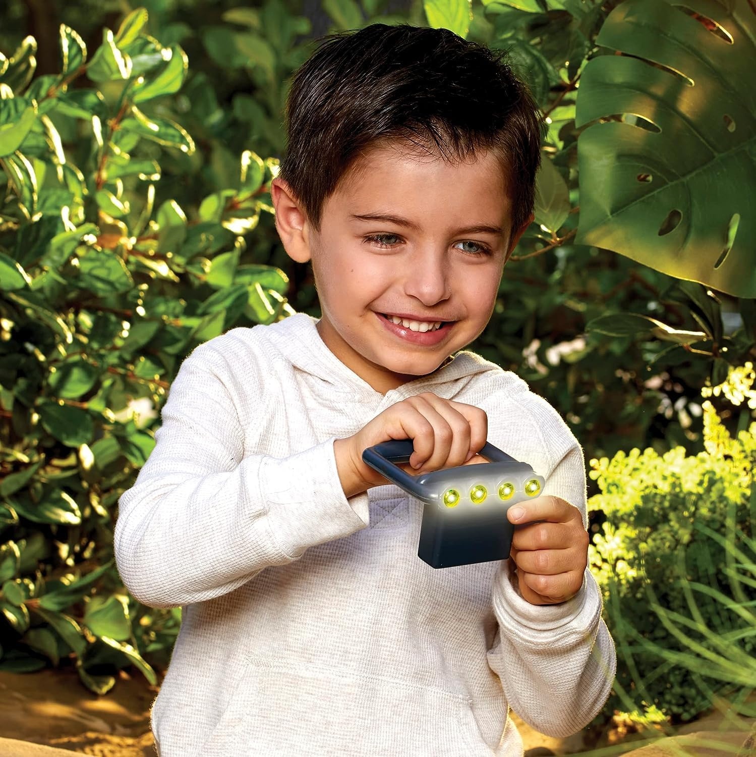 Big Adventures Binocular Searching Safari SUV STEM Toy Vehicle with Binoculars, Flashlight, and Compass for Girls, Boys, Kids Ages 3+