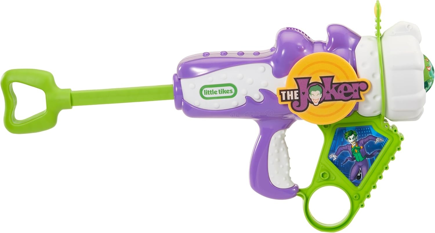 Little Tikes Batman & The Joker Boom Blaster 2 Pack, DC Active Play Toy Blasters, for Boys and Girls Ages 3+ Years