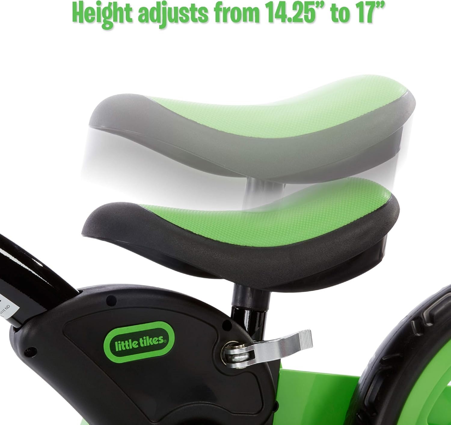 My First Balance-to-Pedal Training Bike for Kids in Green, Ages 2-5 Years, 12-Inch, 649615C | for Kids