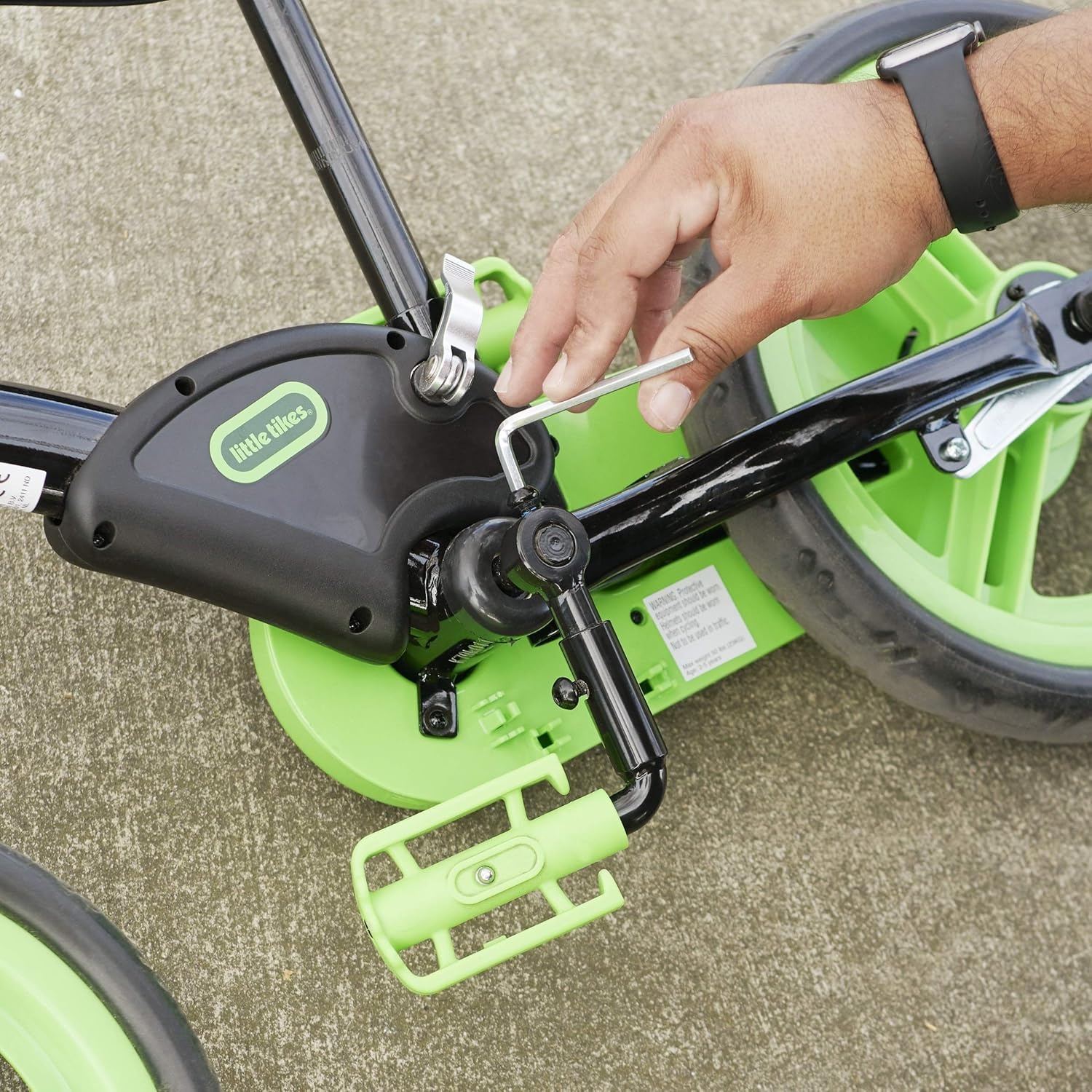 My First Balance-to-Pedal Training Bike for Kids in Green, Ages 2-5 Years, 12-Inch, 649615C | for Kids