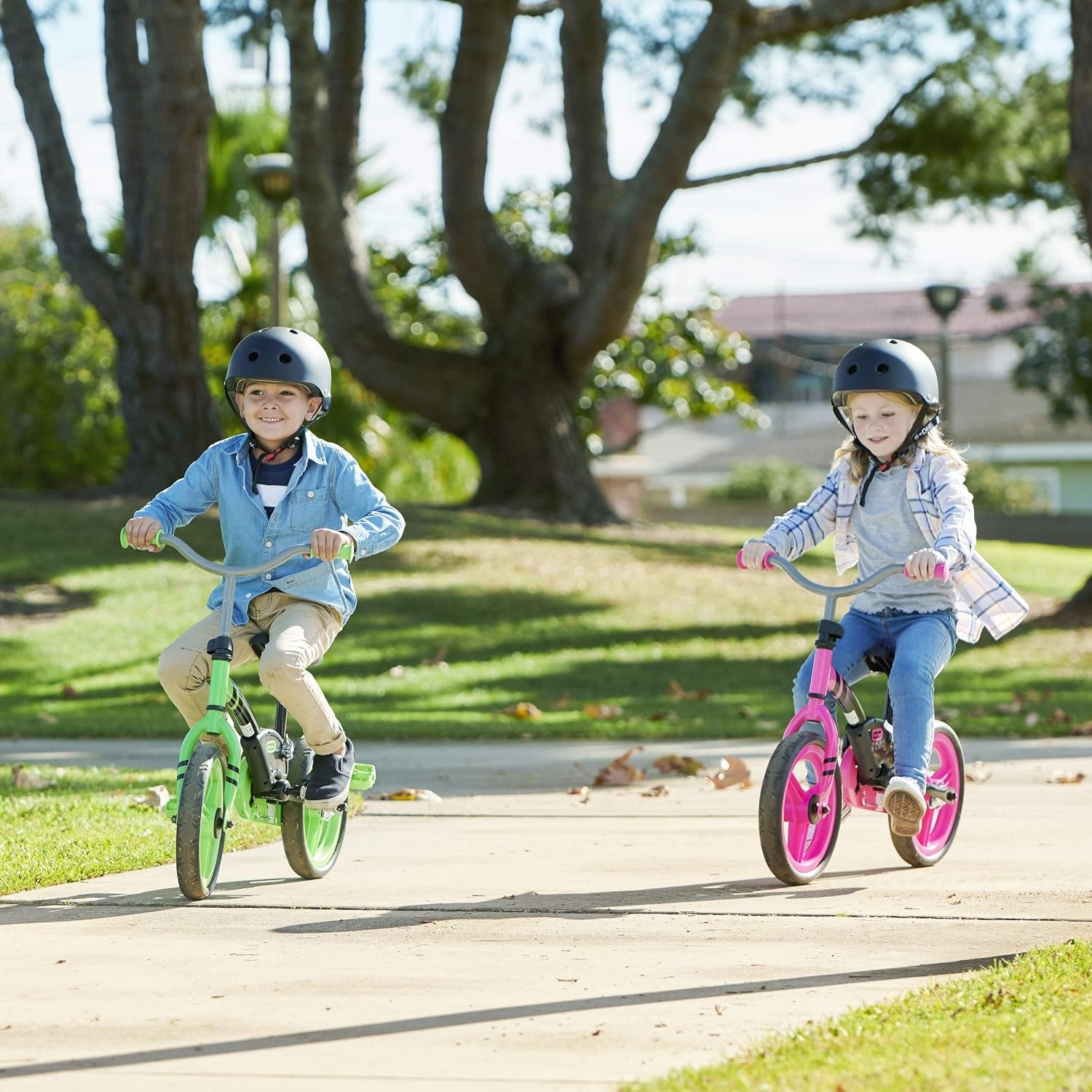 My First Balance-to-Pedal Training Bike for Kids in Green, Ages 2-5 Years, 12-Inch, 649615C | for Kids