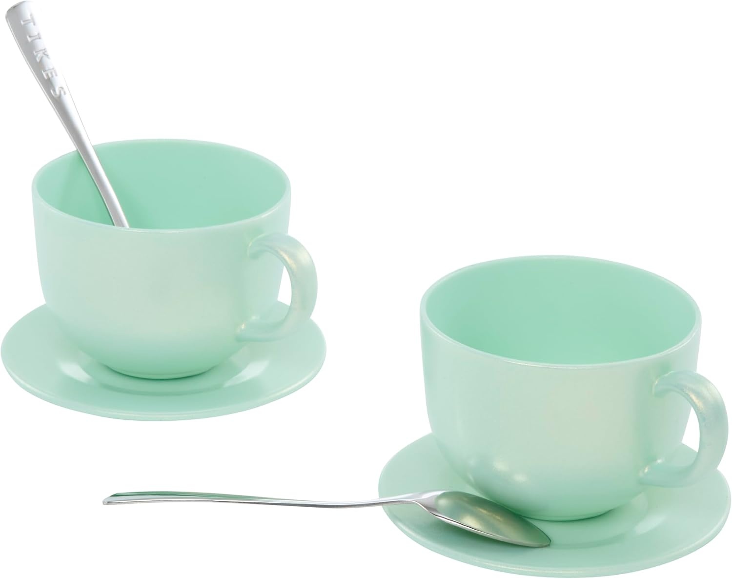 Little Tikes Sweet Spaces Tea Set, Sea Foam, Play Kitchen Cookware, Boys and Girls Ages 3+ Years