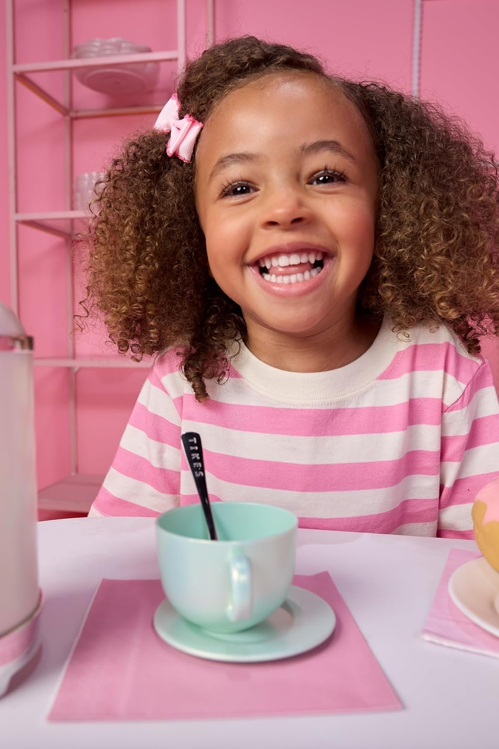 Little Tikes Sweet Spaces Tea Set, Sea Foam, Play Kitchen Cookware, Boys and Girls Ages 3+ Years