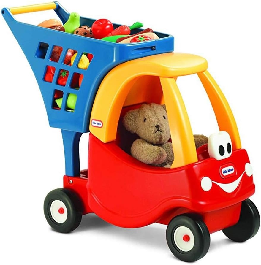 Little Tikes Cozy Shopping Cart Red/Yellow