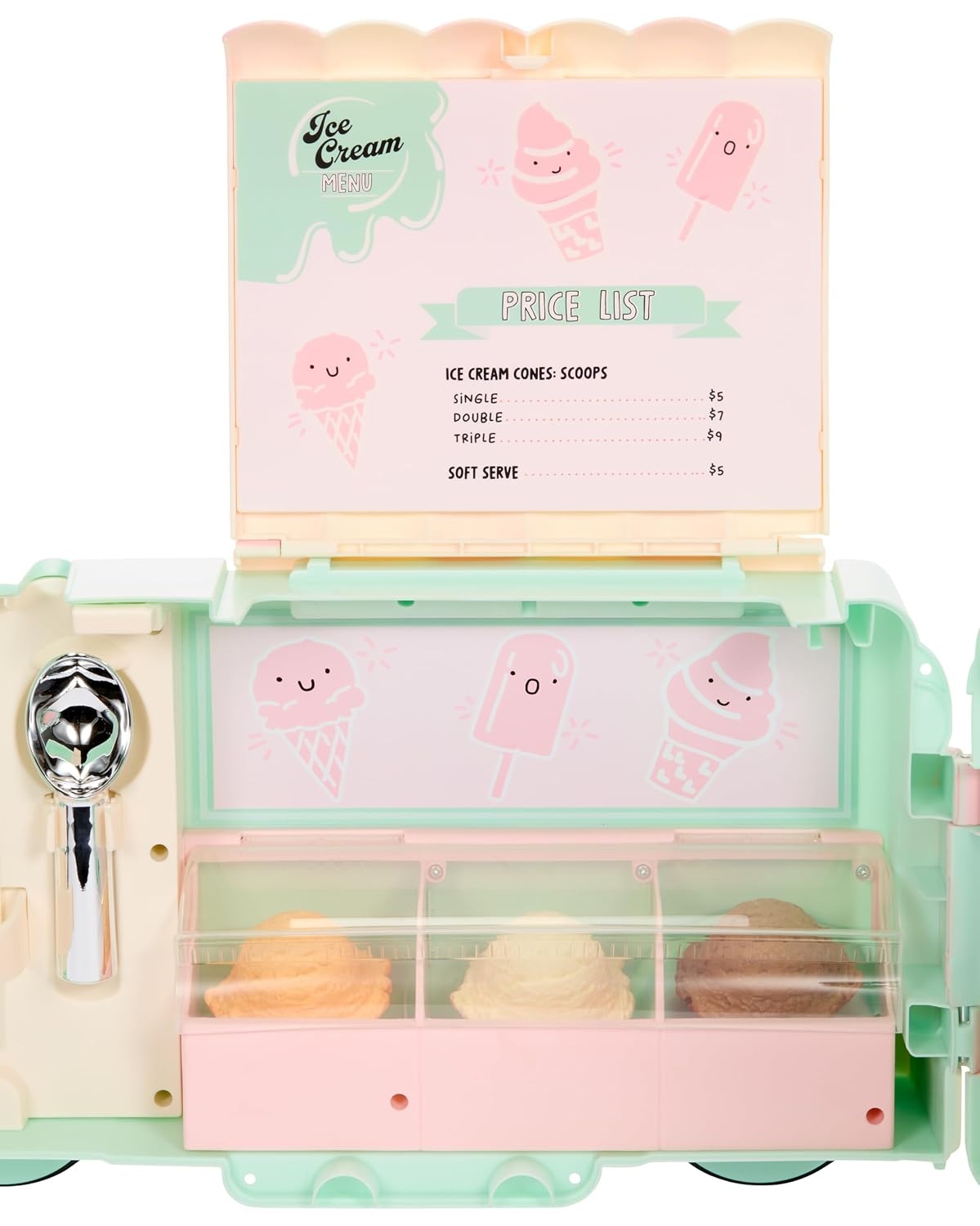 Little Tikes Sweet Spaces Ice Cream Scoot ‘n Serve, Ride-On, Indoor and Outdoor Play, Boys and Girls Ages 1-3 Years