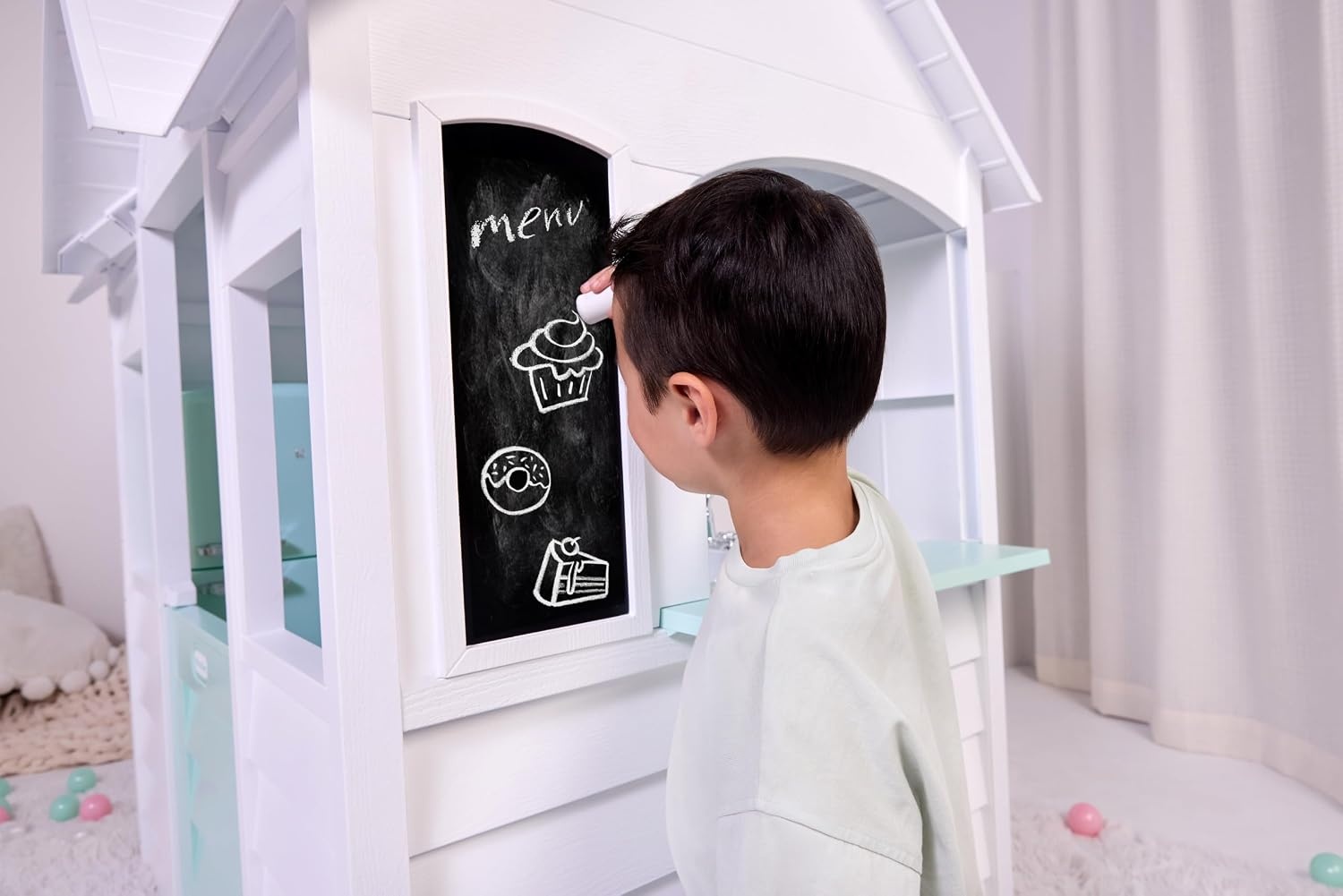 Little Tikes Sweet Spaces Playhouse – Clubhouse, Imaginative Play, Indoors and Outdoors, Boys, Girls Ages 2+ Years