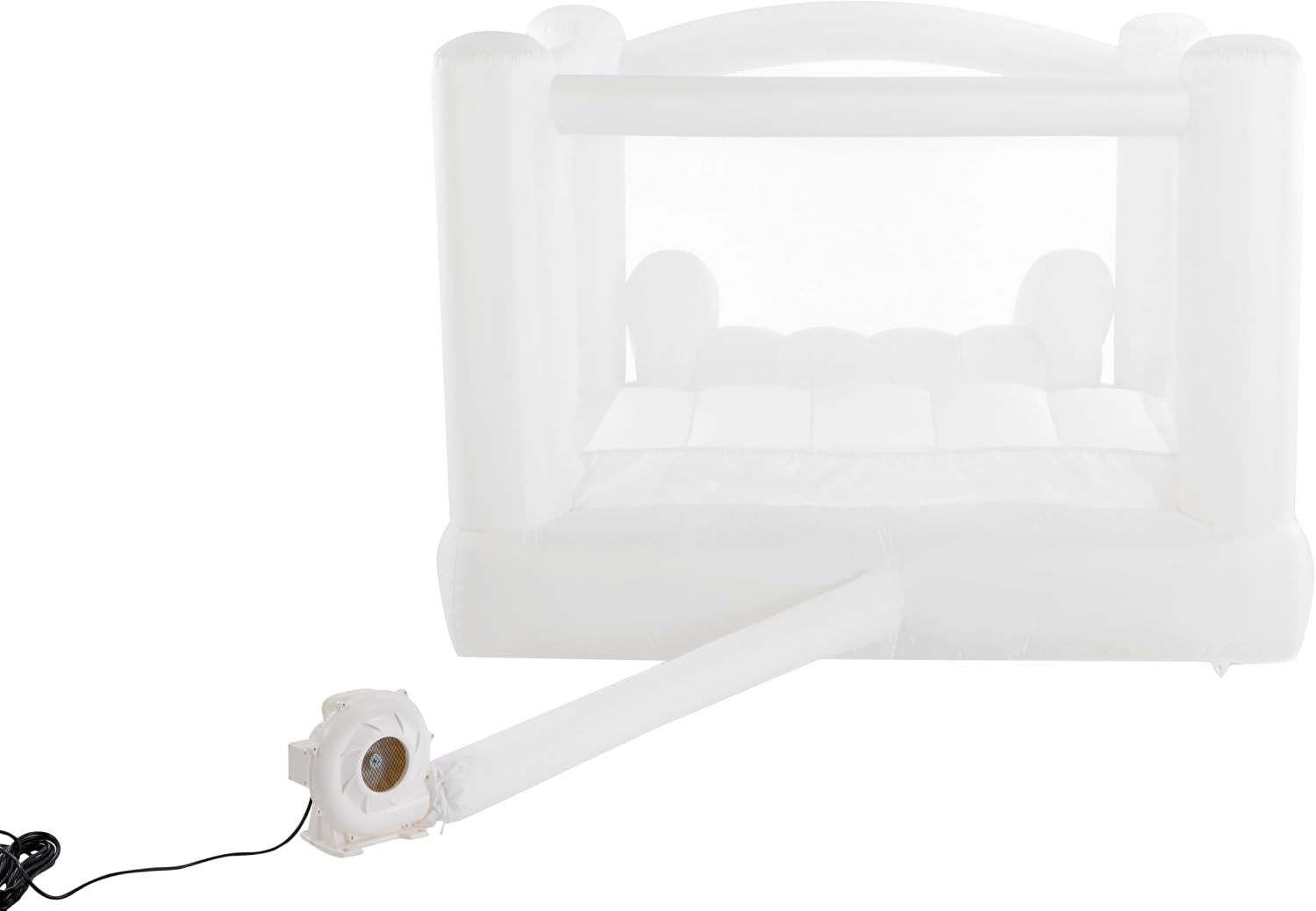 Little Tikes Jr. Jump ‘n Slide Bouncer — White, Active Play, Outdoor Bouncer, Boys and Girls Ages 2-8 Years