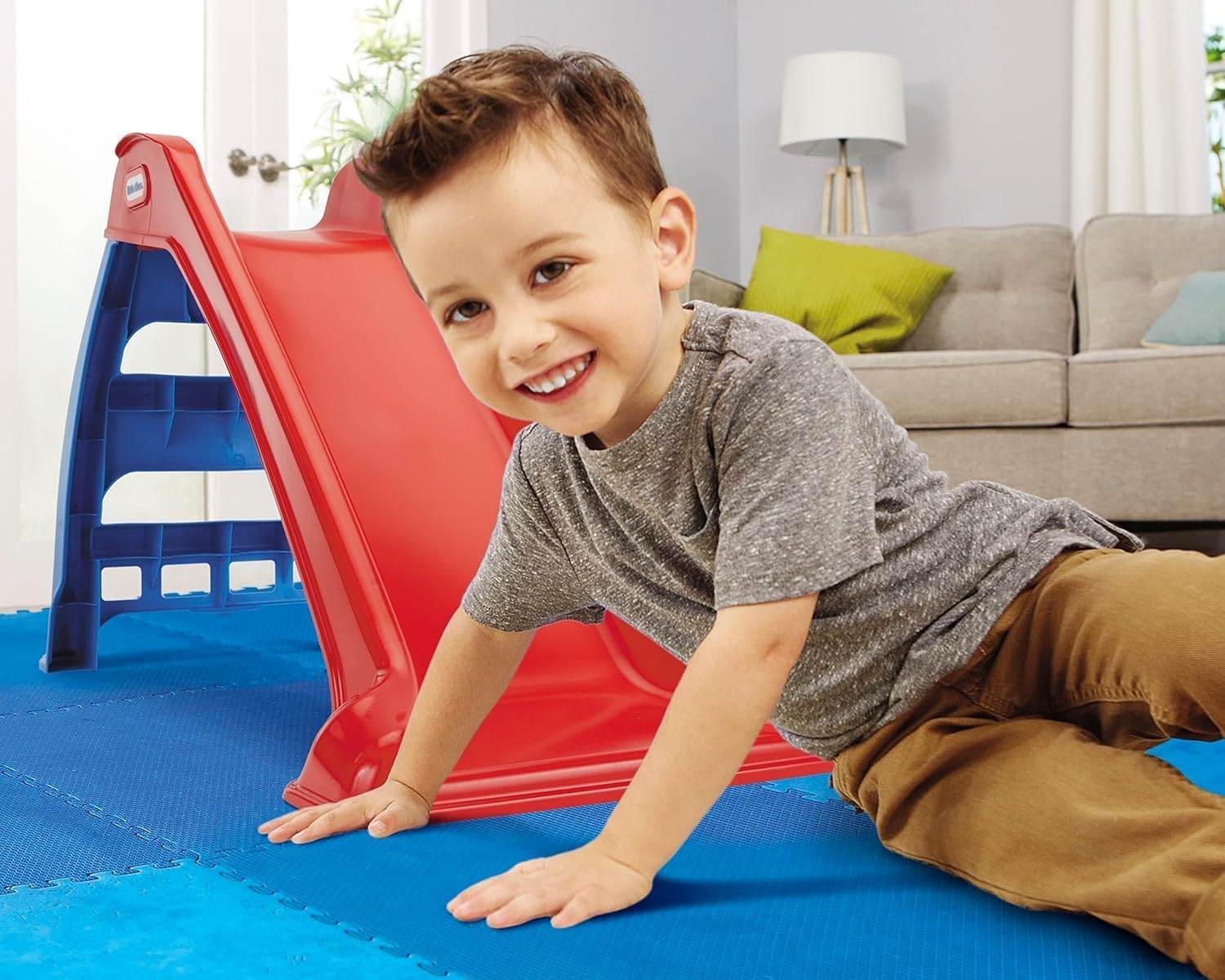 Little Tikes First Slide for Kids, Easy Set Up for Indoor Outdoor, Easy to Store, for Toddlers Ages 18 Months – 6 years