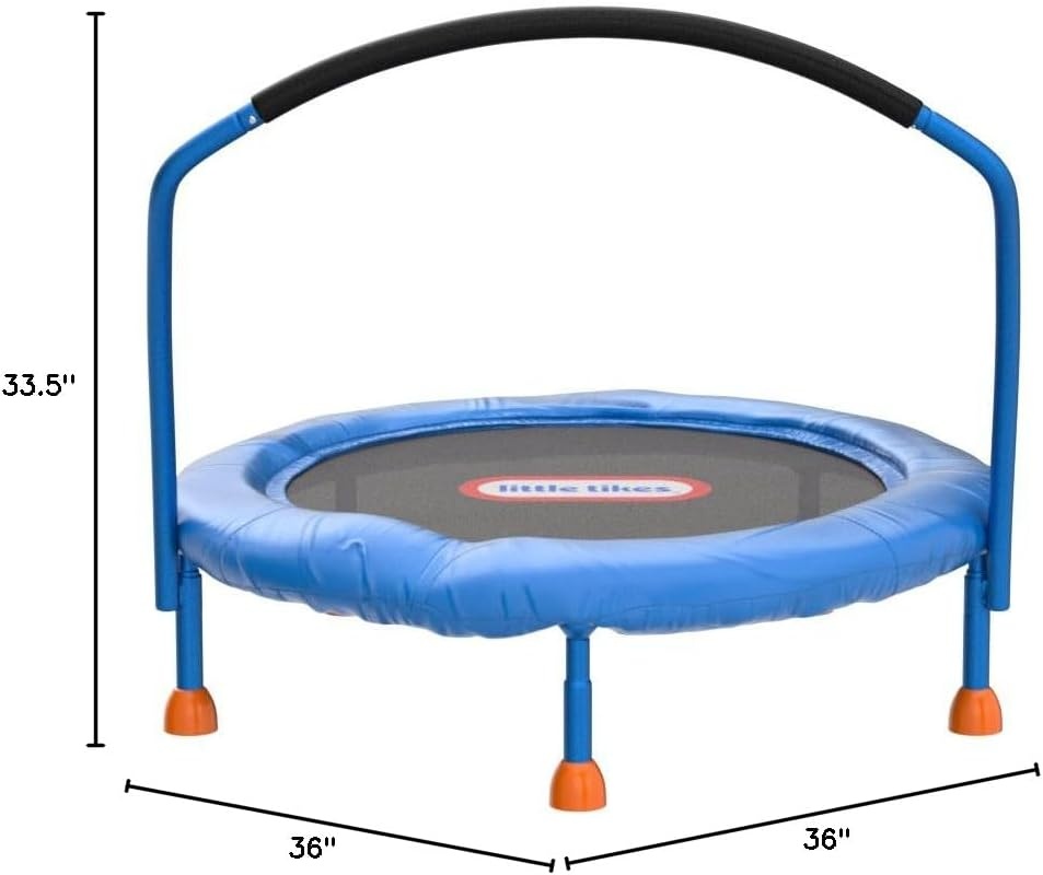 Little Tikes 3′ Trampoline – (Amazon Exclusive)(3′ Trampoline)