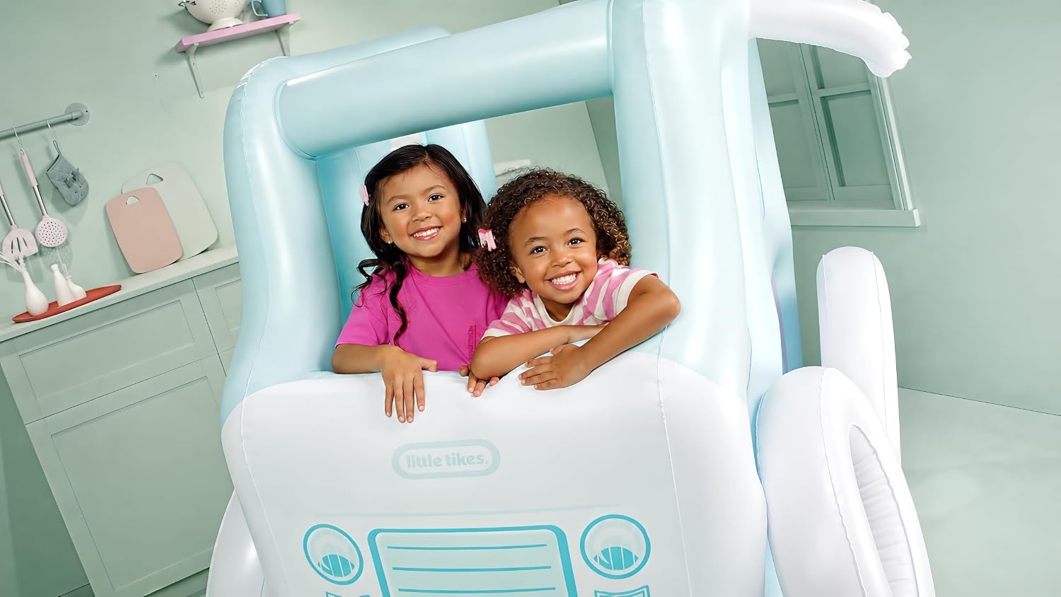 Little Tikes Sweet Spaces Ice Cream Bounce House, Active Play, Indoor Bouncer, Boys and Girls Ages 2-5 Years