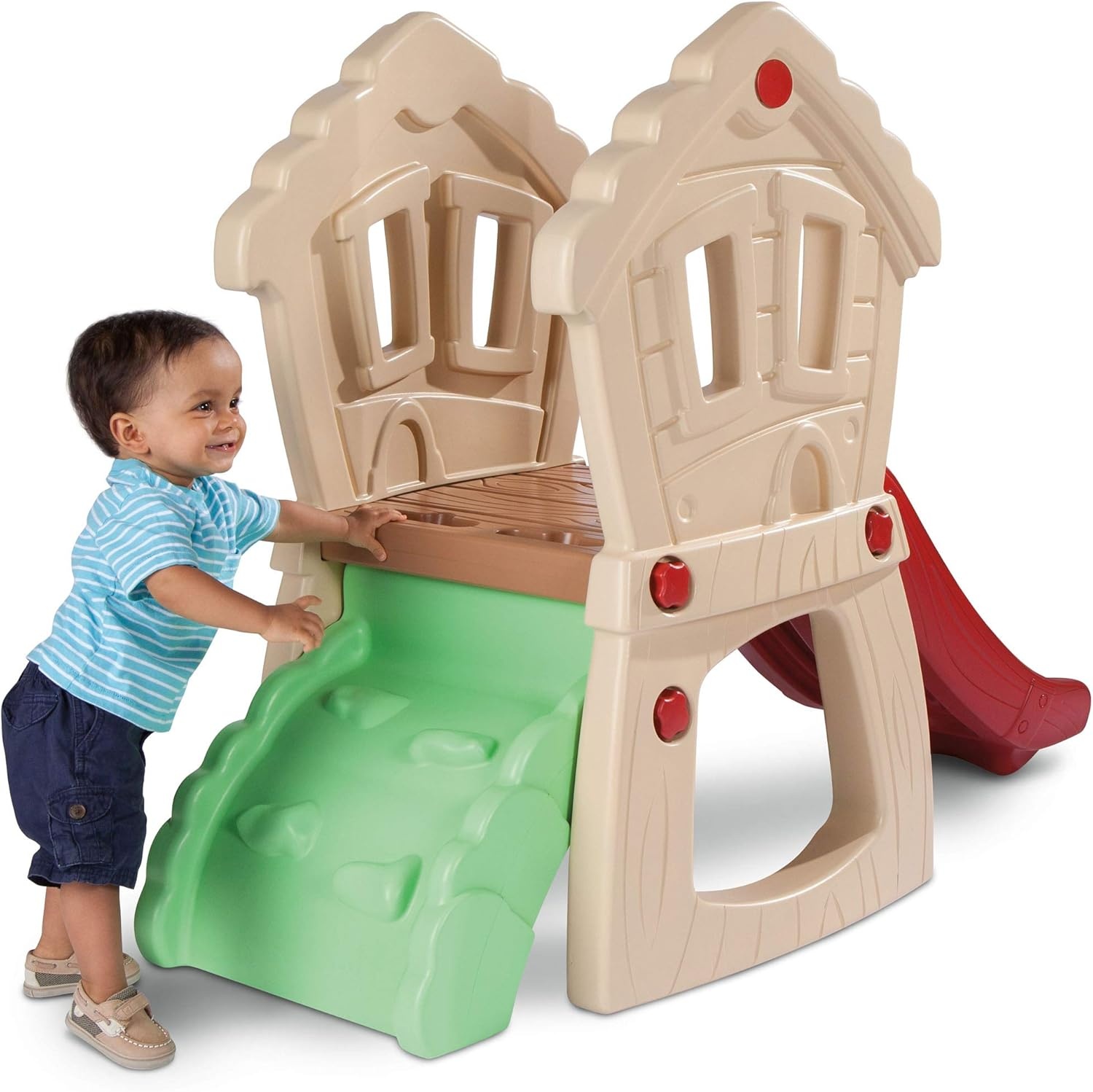 Little Tikes Hide and Seek Climber Red/Cream/Green, 1 – 4 years(Red/Cream/Green)