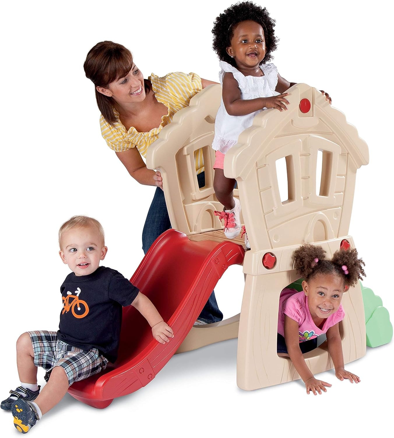Little Tikes Hide and Seek Climber Red/Cream/Green, 1 – 4 years(Red/Cream/Green)