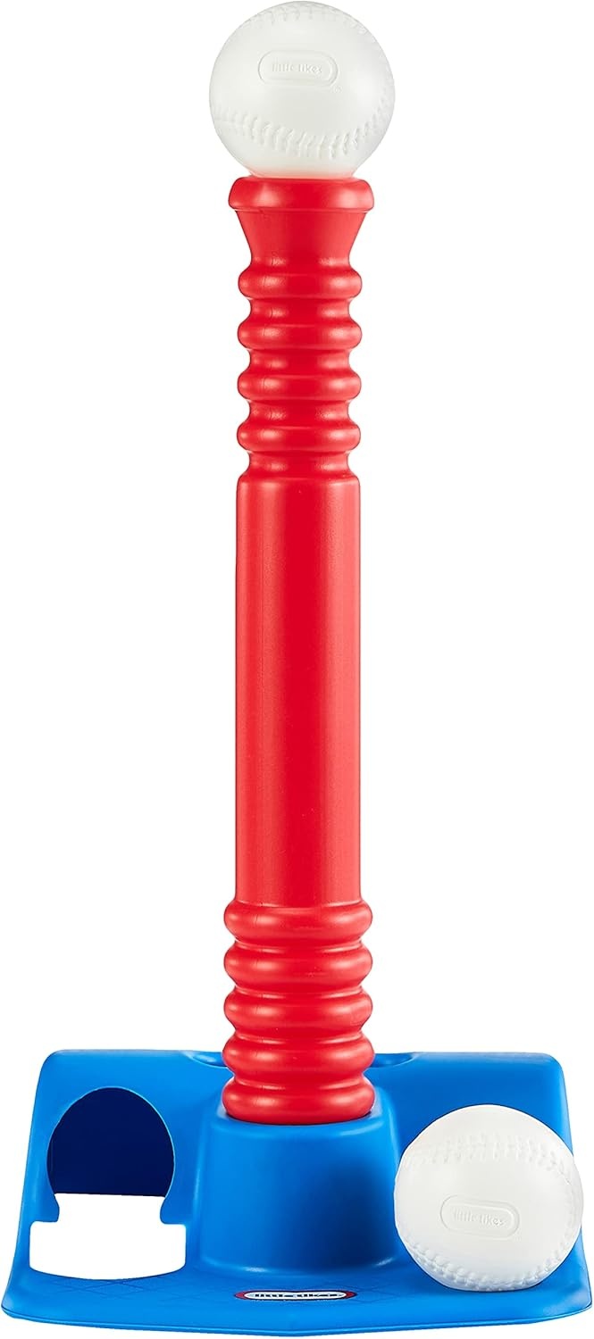 Little Tikes T-Ball Set, Red, 5 Balls, for Toddlers Ages 18+ Months – Amazon Exclusive(5 Balls)