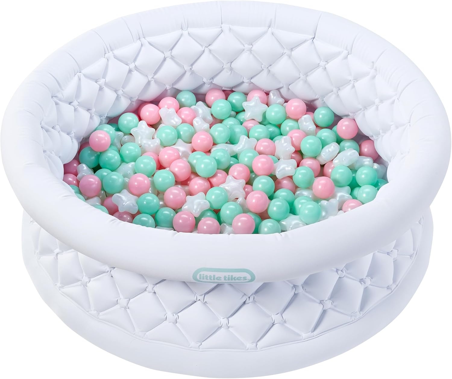 Little Tikes Sweet Spaces Inflatable Ball Pit w/ 250 Balls, Sensory Play, Indoors and Outdoors, Boys and Girls Ages 12 Months +