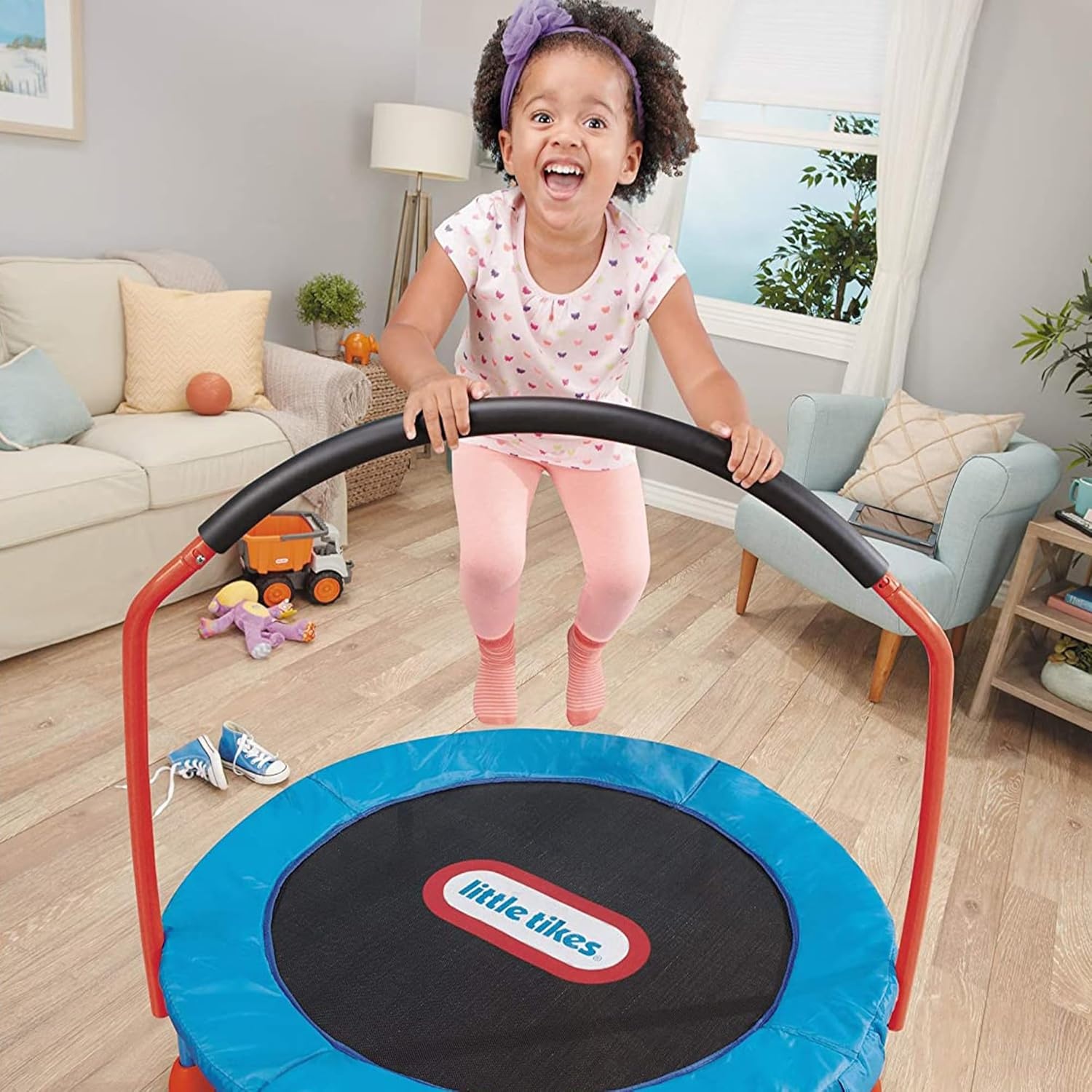 Little Tikes Easy Store 3′ Trampoline For unisex-children, 36.00 L x 36.00 W x 33.50 H Inches