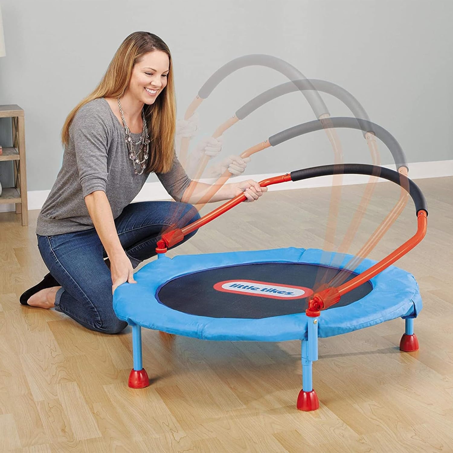 Little Tikes Easy Store 3′ Trampoline For unisex-children, 36.00 L x 36.00 W x 33.50 H Inches