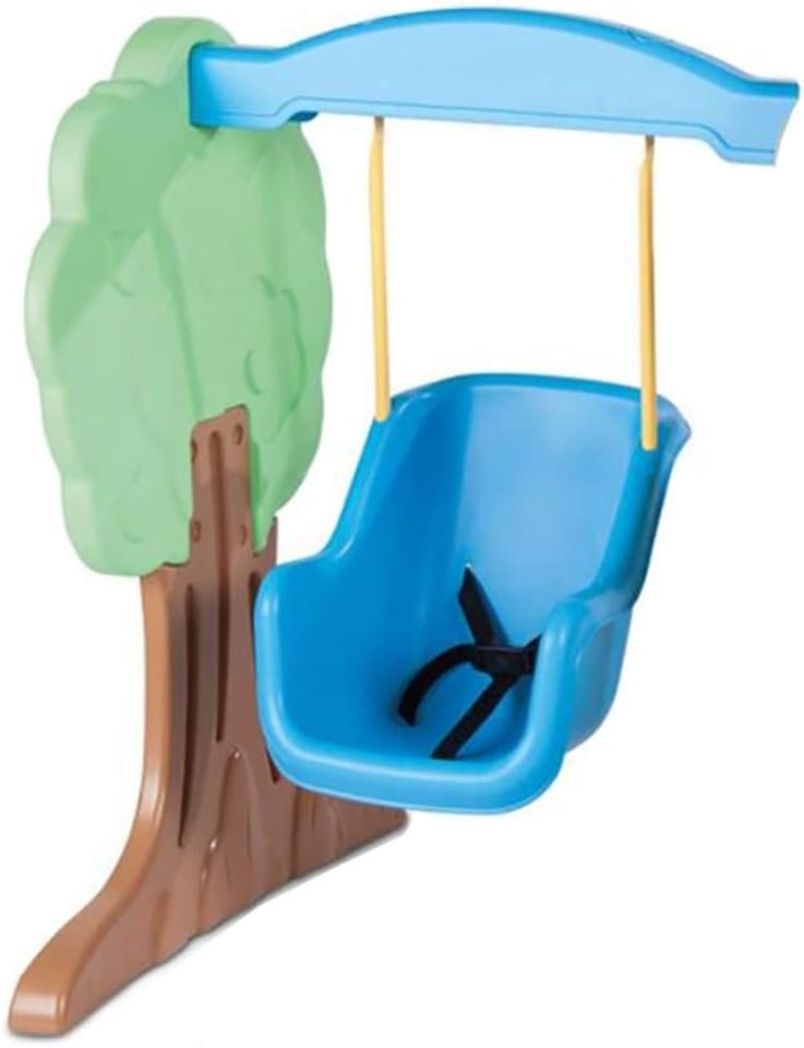 Little Tikes Hide & Seek Climber and Swing, Indoor Outdoor with Slide – Easy Set Up – Toddler Playset, 53.50L x 52.00W x 41.00H