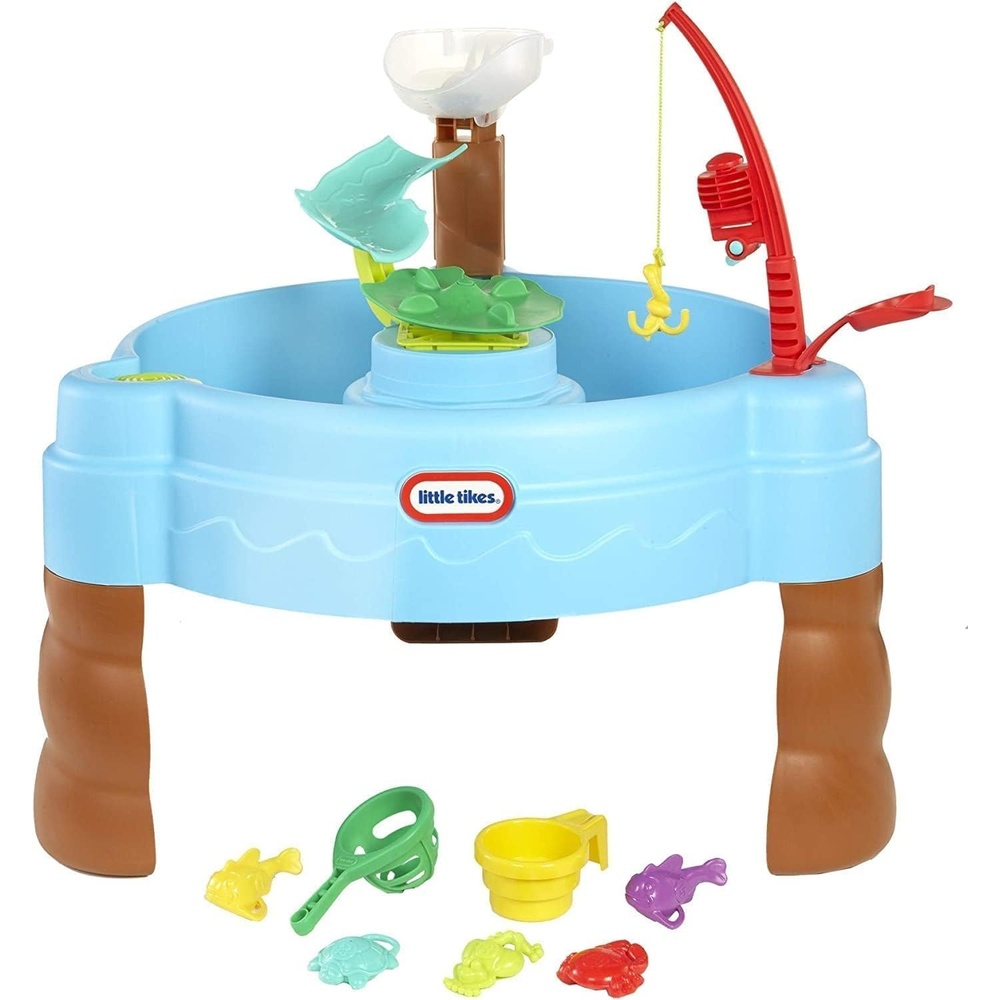 Little Tikes Fish ‘n Splash Water Table – (Amazon Exclusive)(Full Set – Watertable w/ Fishing Set & Toys)