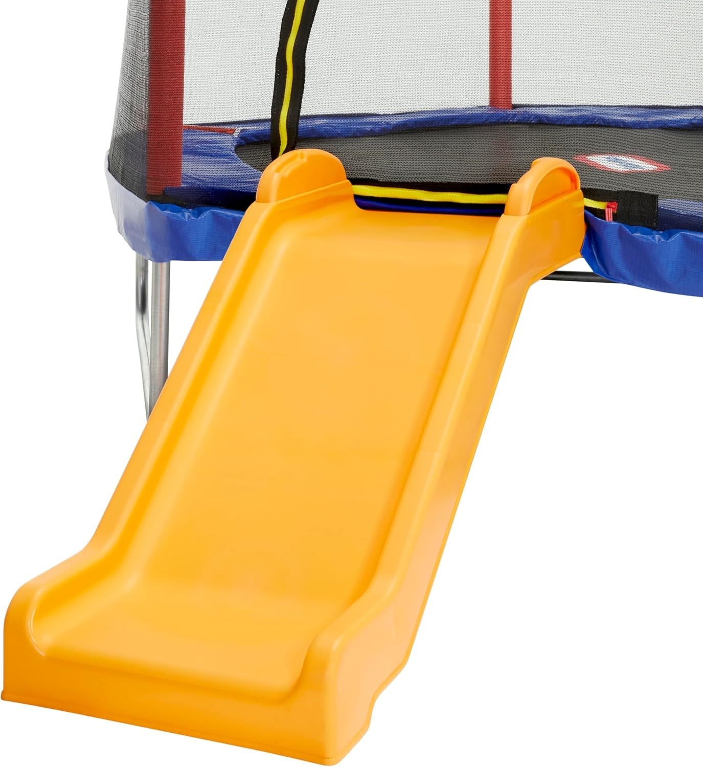 Little Tikes Climb ‘n Slide 7ft Trampoline Outdoor, Ages 3-10 with Slide and Climbing Steps, Boys and Girls, Attached Shoe Holder