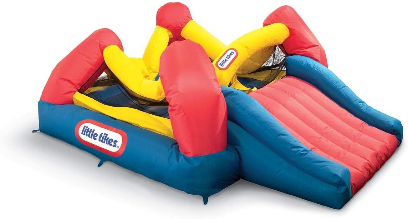 Little Tikes Shady Jump ‘n Slide – (Amazon Exclusive)(Multi-color)