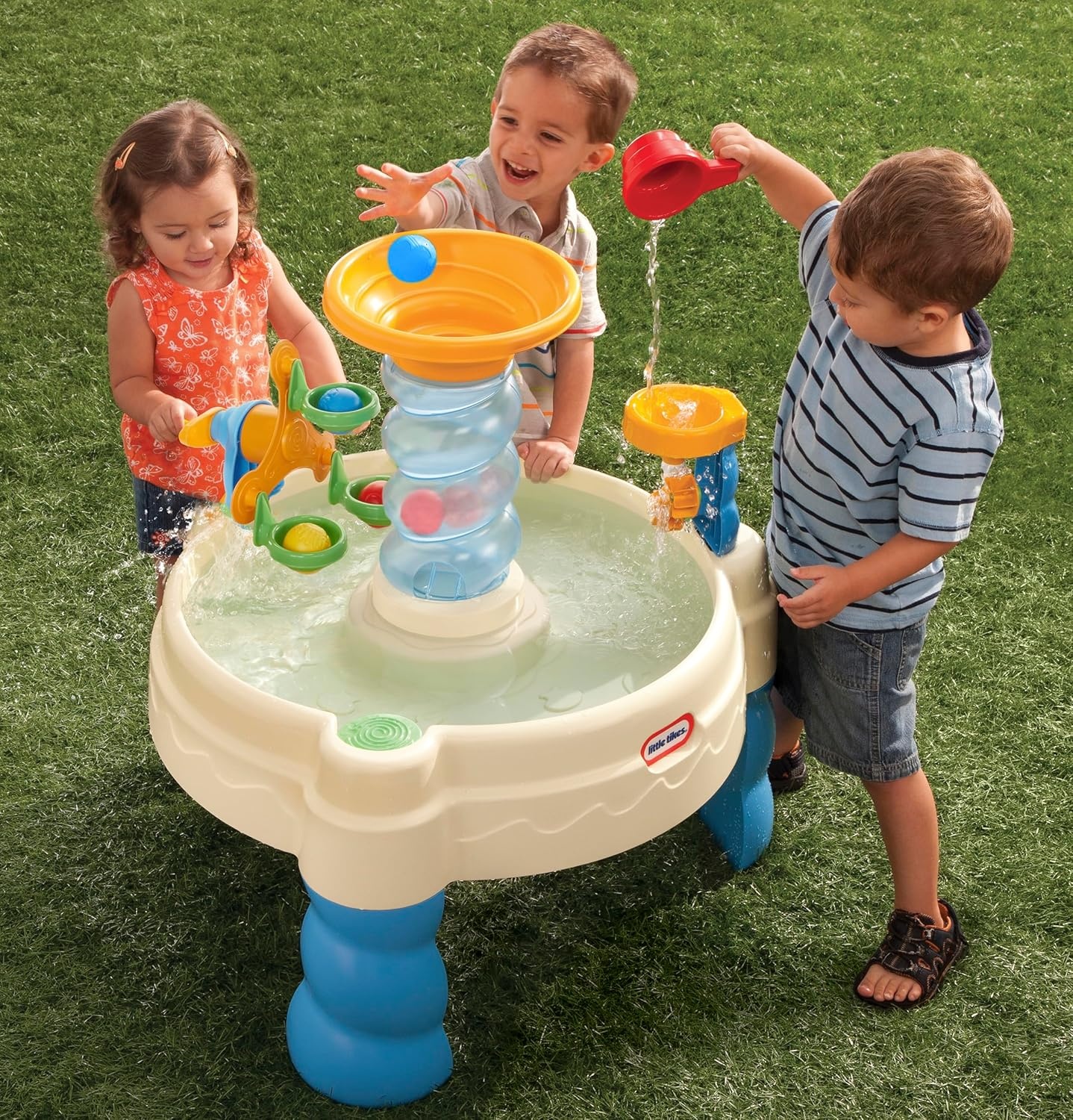 Little Tikes Spiralin’ Seas Waterpark Play Table, Multicolor