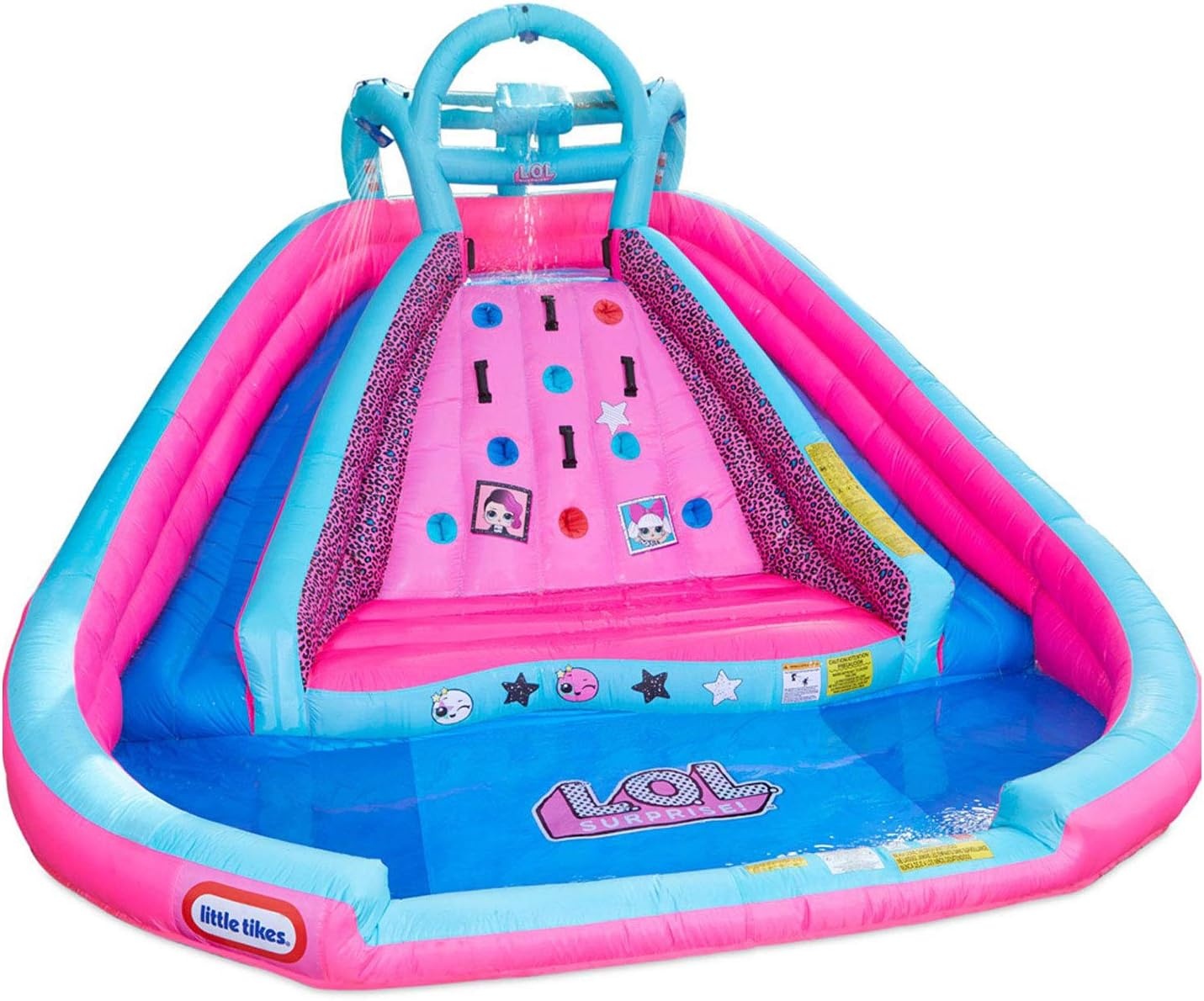 Little Tikes Rocky Mountain River Race Inflatable Slide Bouncer, 161″ L x 169″ W x 103″ H/Weight: 50.00 lbs., Multicolor(Multicolored)