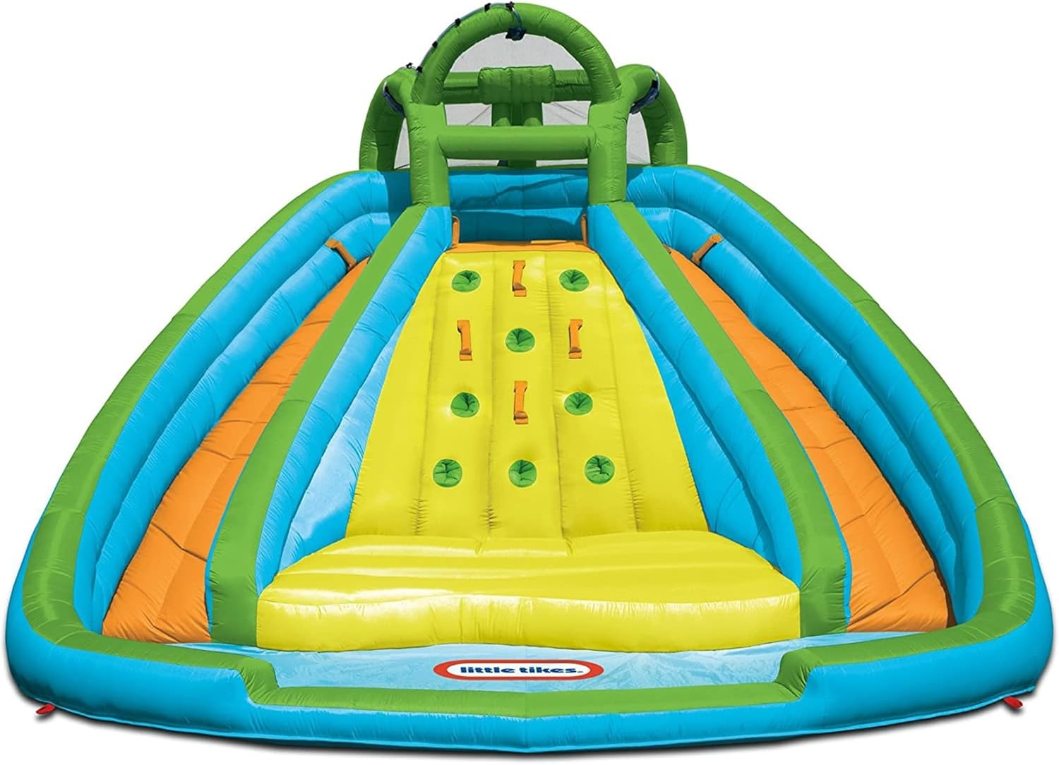 Little Tikes Rocky Mountain River Race Inflatable Slide Bouncer, 161″ L x 169″ W x 103″ H/Weight: 50.00 lbs., Multicolor(Multicolored)