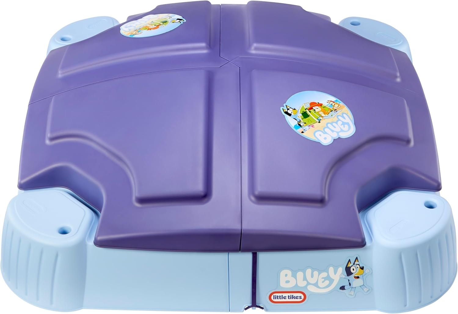 Little Tikes Bluey Beach Day Sand Box with 6 Accessories, Bluey Active Play, for Boys and Girls Ages 1-6 Years