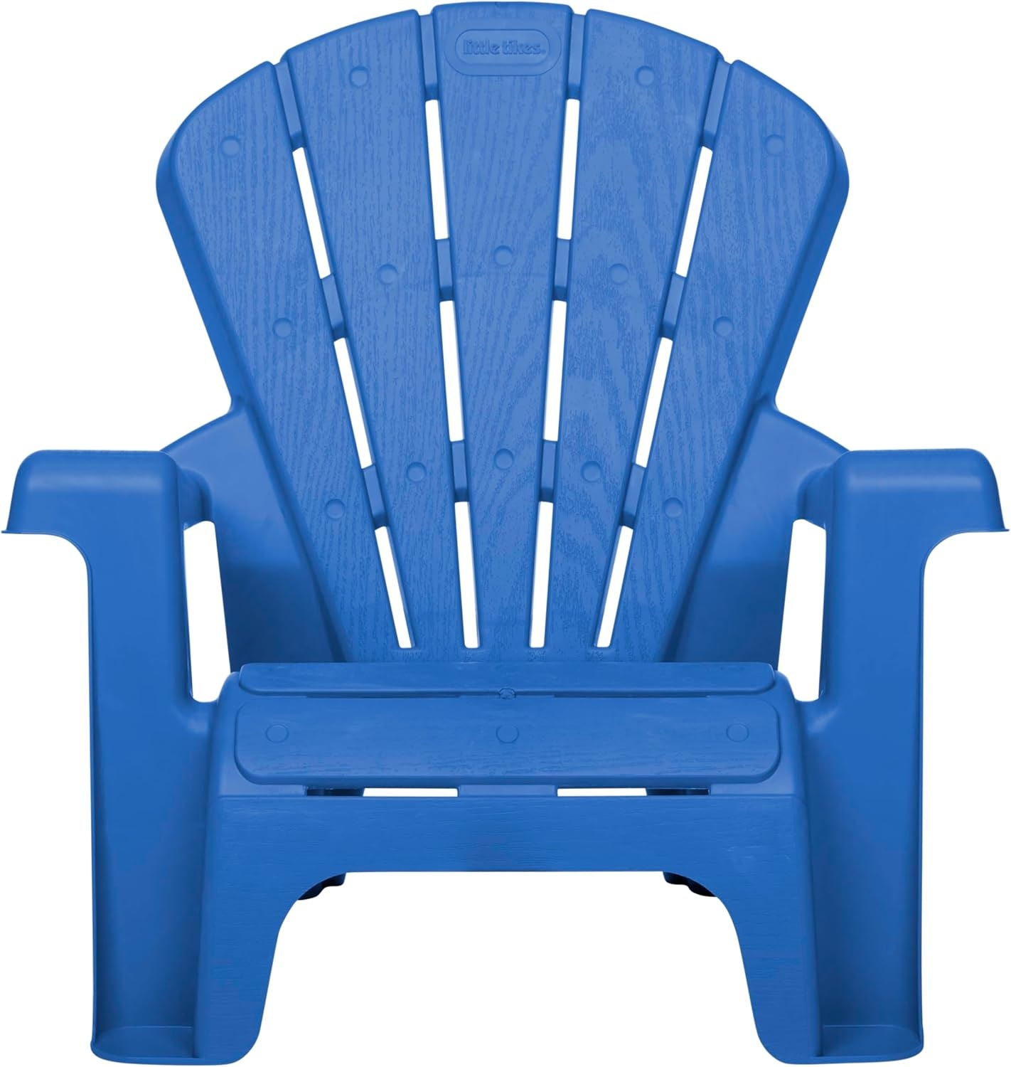 Little Tikes Kids Garden Chair 2 Pack in Blue, Outdoor Toddler Activity Adirondack Chairs for Picnic, Garden, Patio, Backyard & Beach, Outdoor Chair Set(2 Pack)