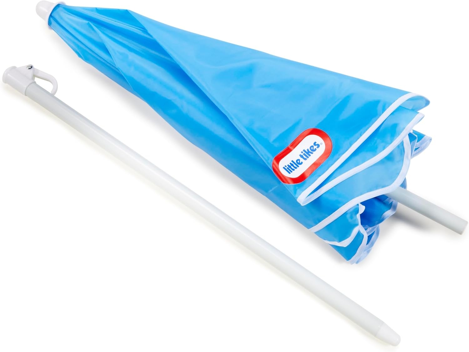 Little Tikes Easy Store Jr. Picnic Table with Umbrella – Blue / Green, 27.25L x 27.00W x 18.25H(Blue/Green)