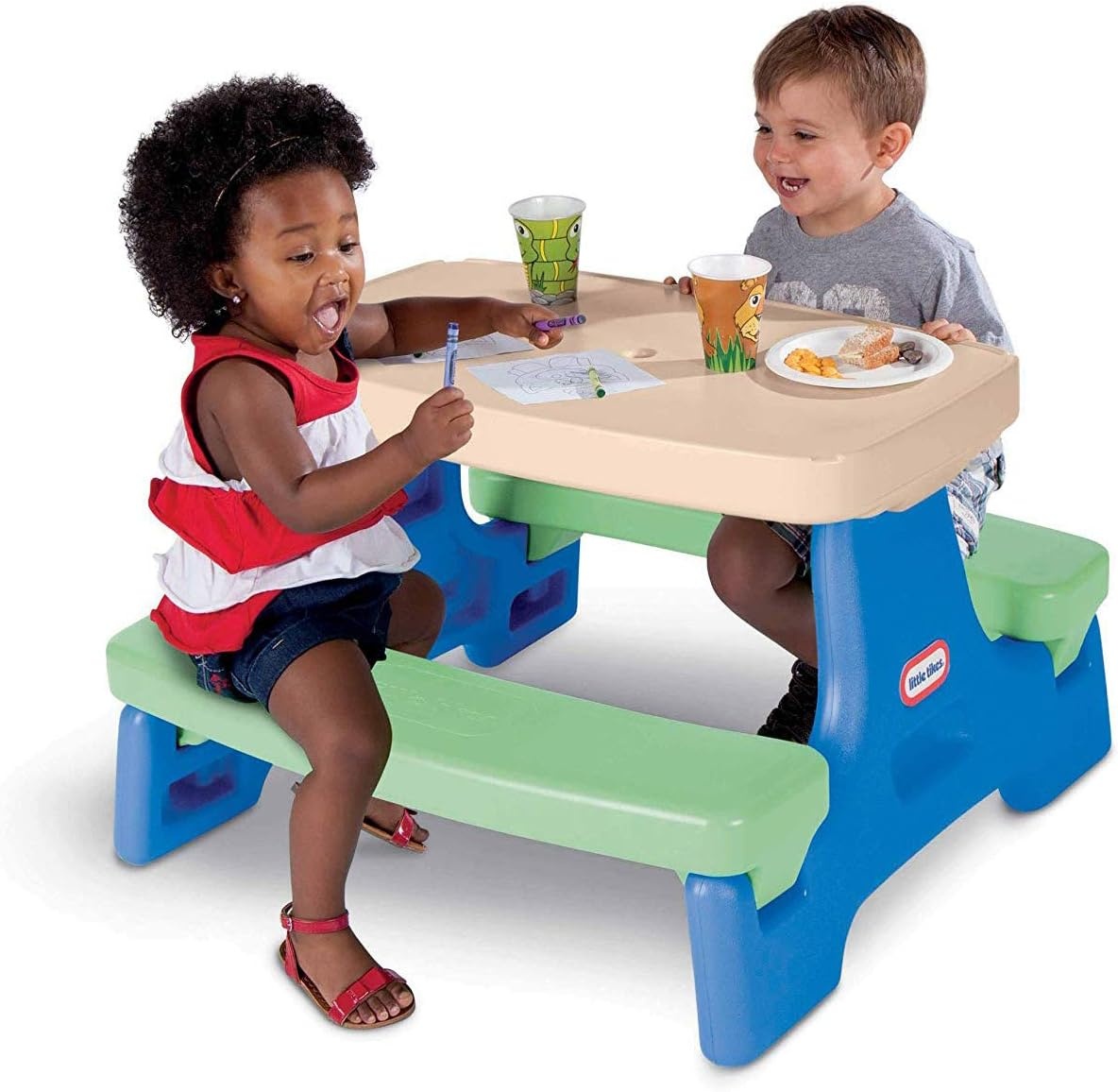 Little Tikes Easy Store Jr. Play Table (Amazon Exclusive), Ages 18 Months to 5 Years(Play Table)