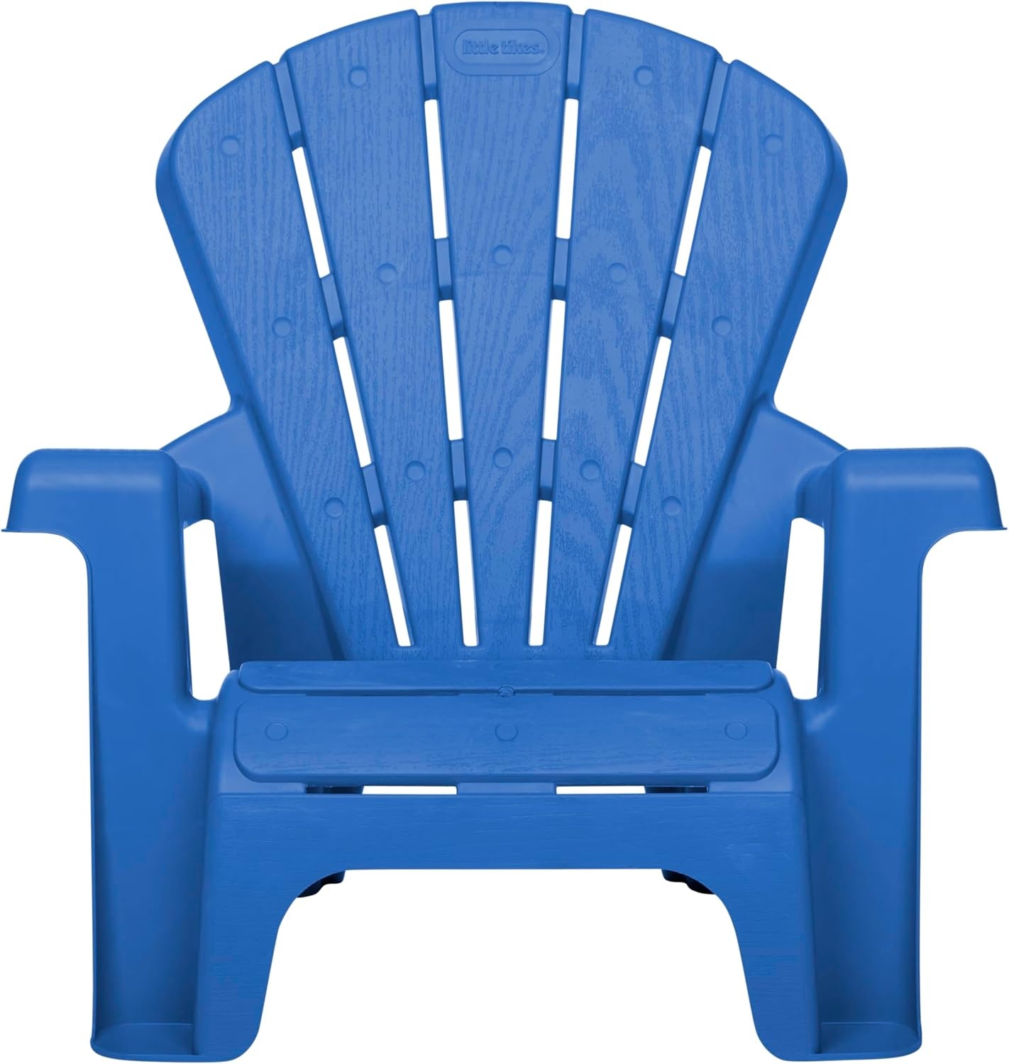 Little Tikes Kids Garden Chair 2 Pack in Blue, Outdoor Toddler Activity Adirondack Chairs for Picnic, Garden, Patio, Backyard & Beach, Outdoor Chair Set(4 Pack)