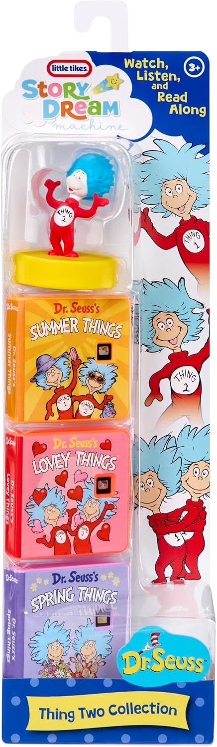 Little Tikes Dr. Seuss Thing 2 Collection, Storytime, Books, Audio Character, Toy Gift, Toddlers, Girls Boys Ages 3+ Years