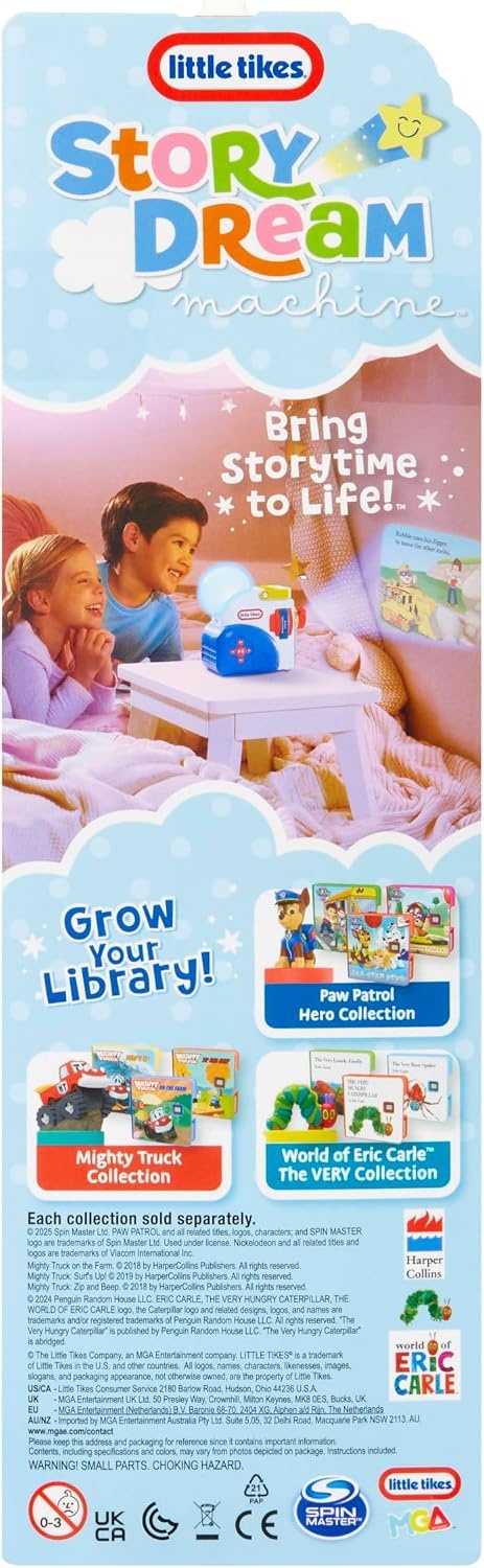 Little Tikes Paw Patrol Exploration Collection – Fairy Tale Hour Books, Audio Figure, for Toddlers and Children, Suitable for Girls and Boys from 3 Years(Paw Patrol Exploration)
