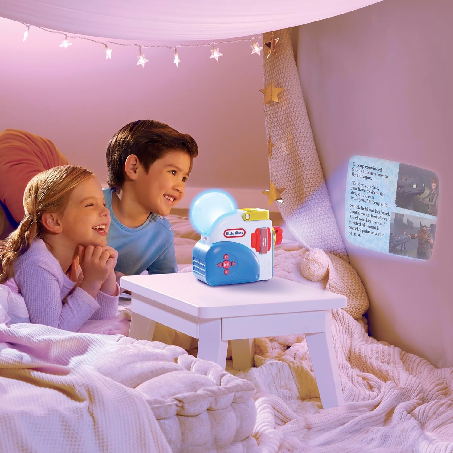 Little Tikes Story Dream Machine DreamWorks How to Train Your Dragon Toothless Collection, Storytime, Learning Books, Audio Play, Toy Gift, Toddlers, Kids Girls Boys Ages 3+