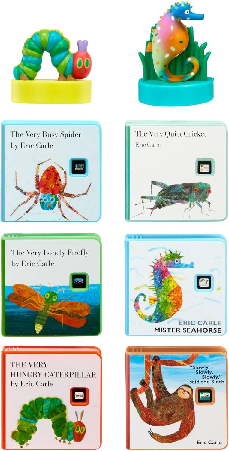 Little Tikes Story Dream Machine World of Eric Carle 2-Pack, Storytime Book Set, Audio Learning, Toy Gift Toddlers & Kids Ages 3+