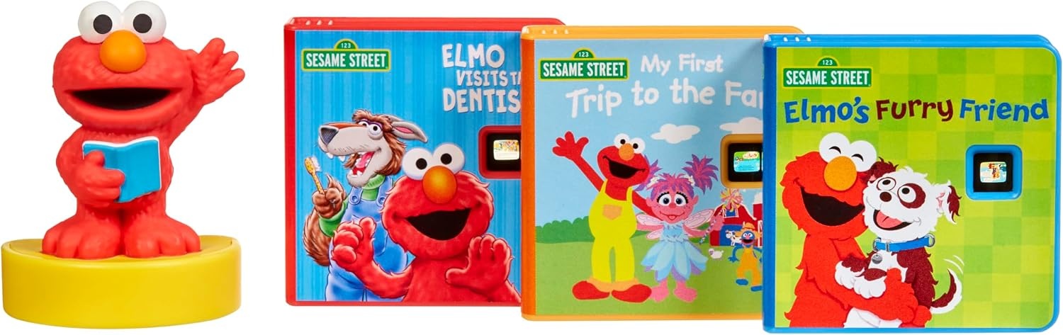 Little Tikes Story Dream Machine Sesame Street Cookie Monster & Elmo 2-Pack Story Collection Ages 3+