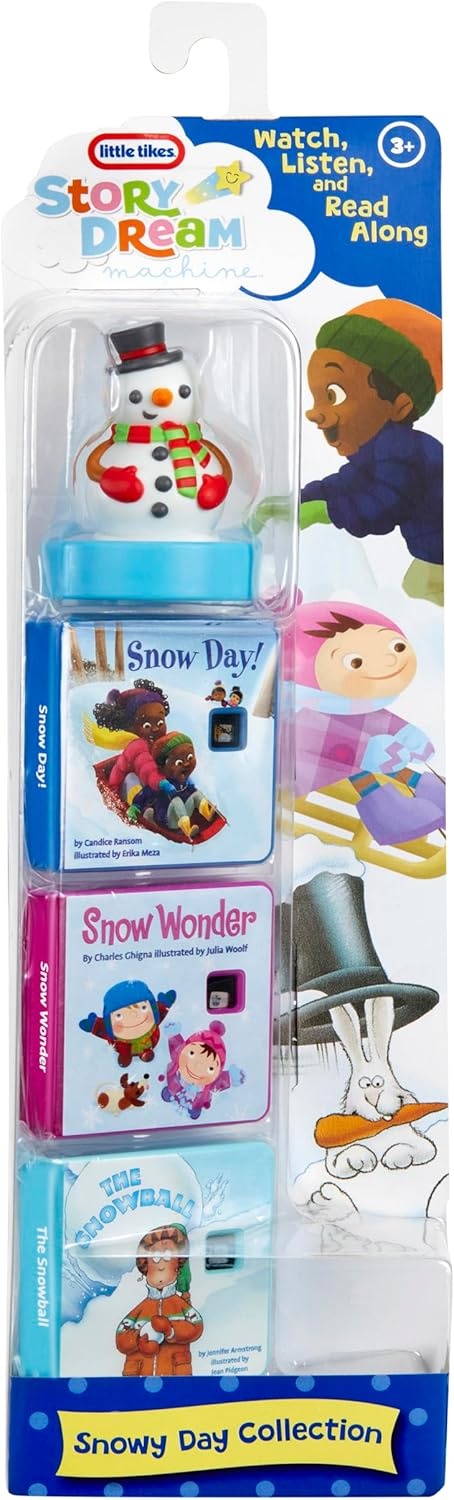 Little Tikes Snowy Day Collection, Storytime, Books, Audio Play Character, Gift and Toy for Toddlers and Kids Girls Boys Ages 3+ Years