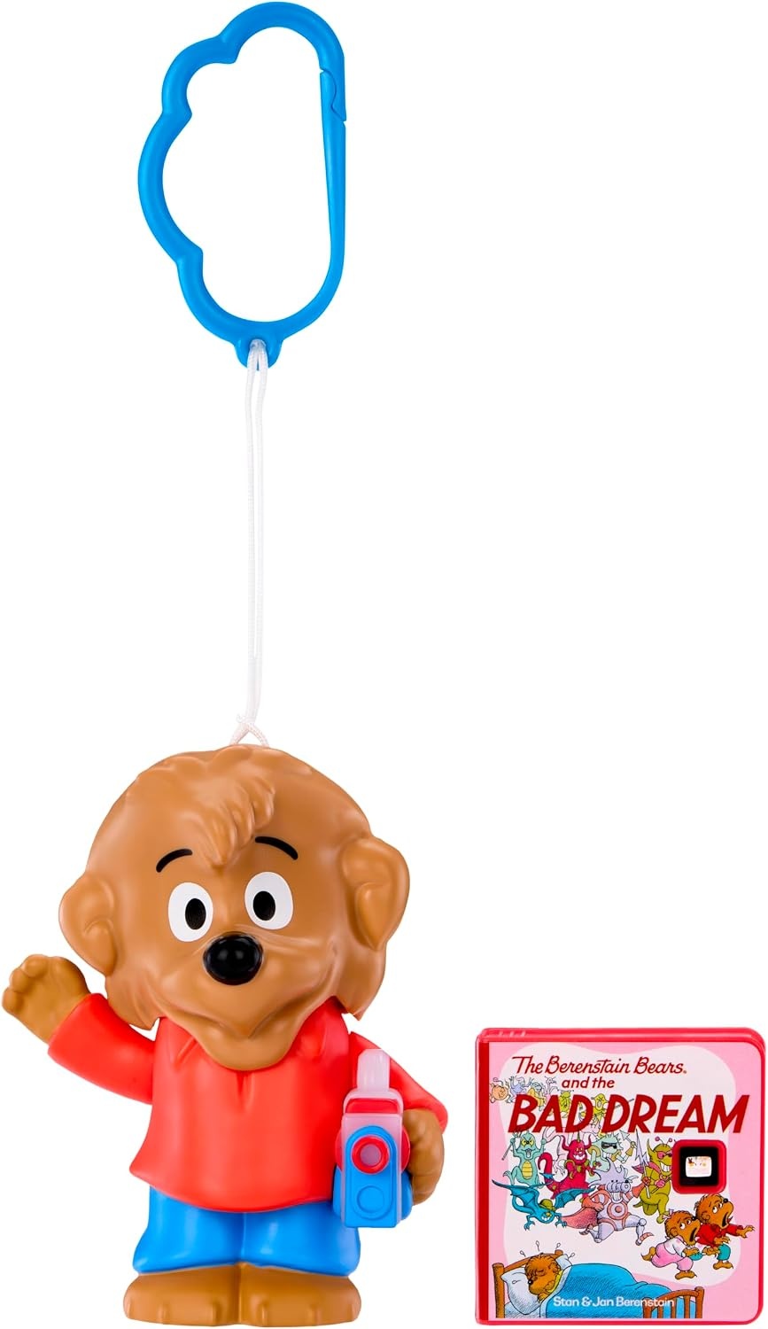Little Tikes Story Dream Pals Berenstain Bears Brother Bear, Interactive Story Telling 4 Figure with Bonus Story Cartridge, Talks, Lights Up, Key Chain, Ages 3+