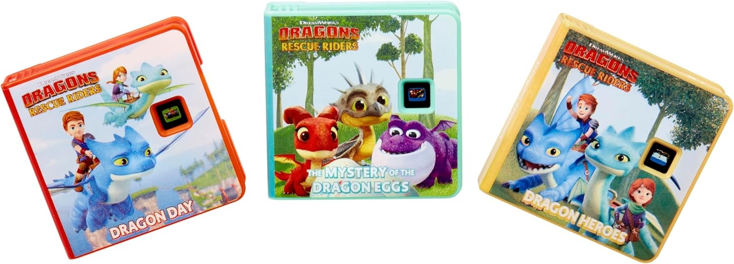 Little Tikes Story Dream Machine DreamWorks Dragons Rescue Riders Collection, Storytime, Books, Audio Play Character, Gift and Toy for Toddlers and Kids Girls Boys Ages 3+ Years