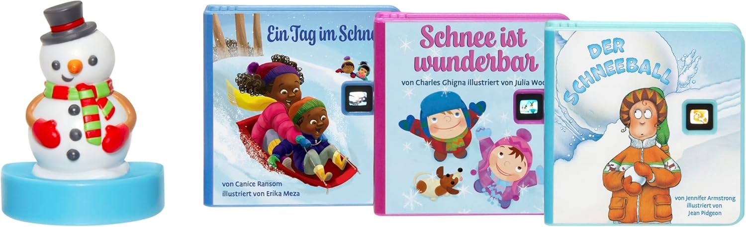 Little tikes Story Dream Machine Story Collection – Snowy Day Collection – 3 Storytime Books and 1 Audio Play Figure – for Toddlers and Children, Toy for Girls and Boys from 3 Years