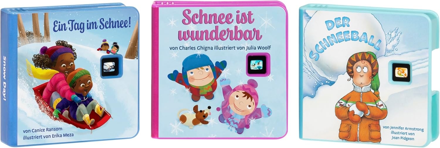 Little tikes Story Dream Machine Story Collection – Snowy Day Collection – 3 Storytime Books and 1 Audio Play Figure – for Toddlers and Children, Toy for Girls and Boys from 3 Years